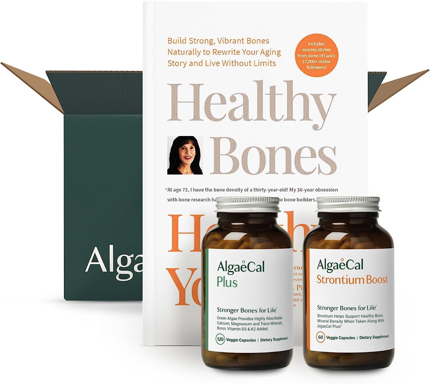 Foto 2 pulgar | Duo Algaecal Bone Builder con Estroncio + Book - Venta Internacional