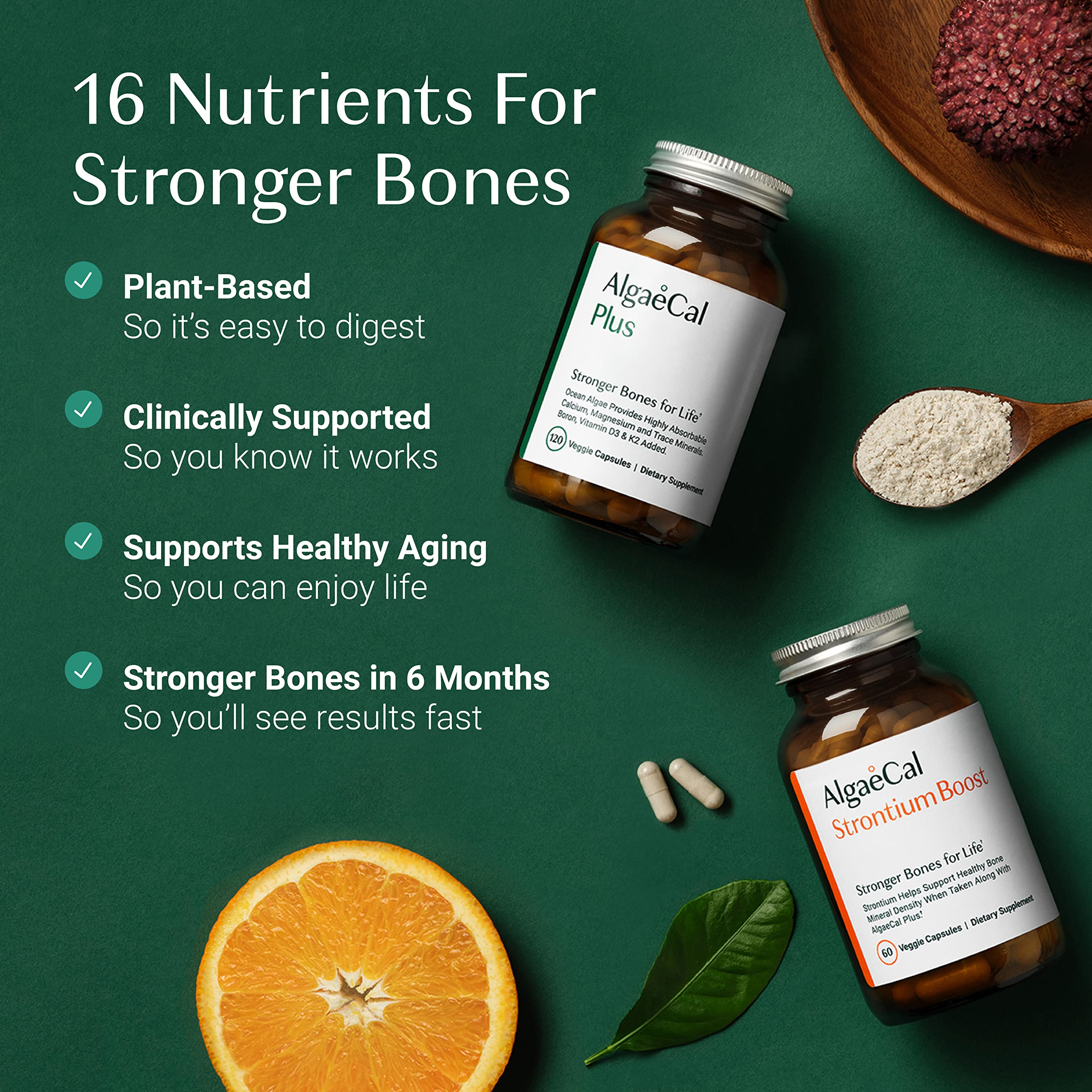 Foto 4 | Duo Algaecal Bone Builder con Estroncio + Book - Venta Internacional