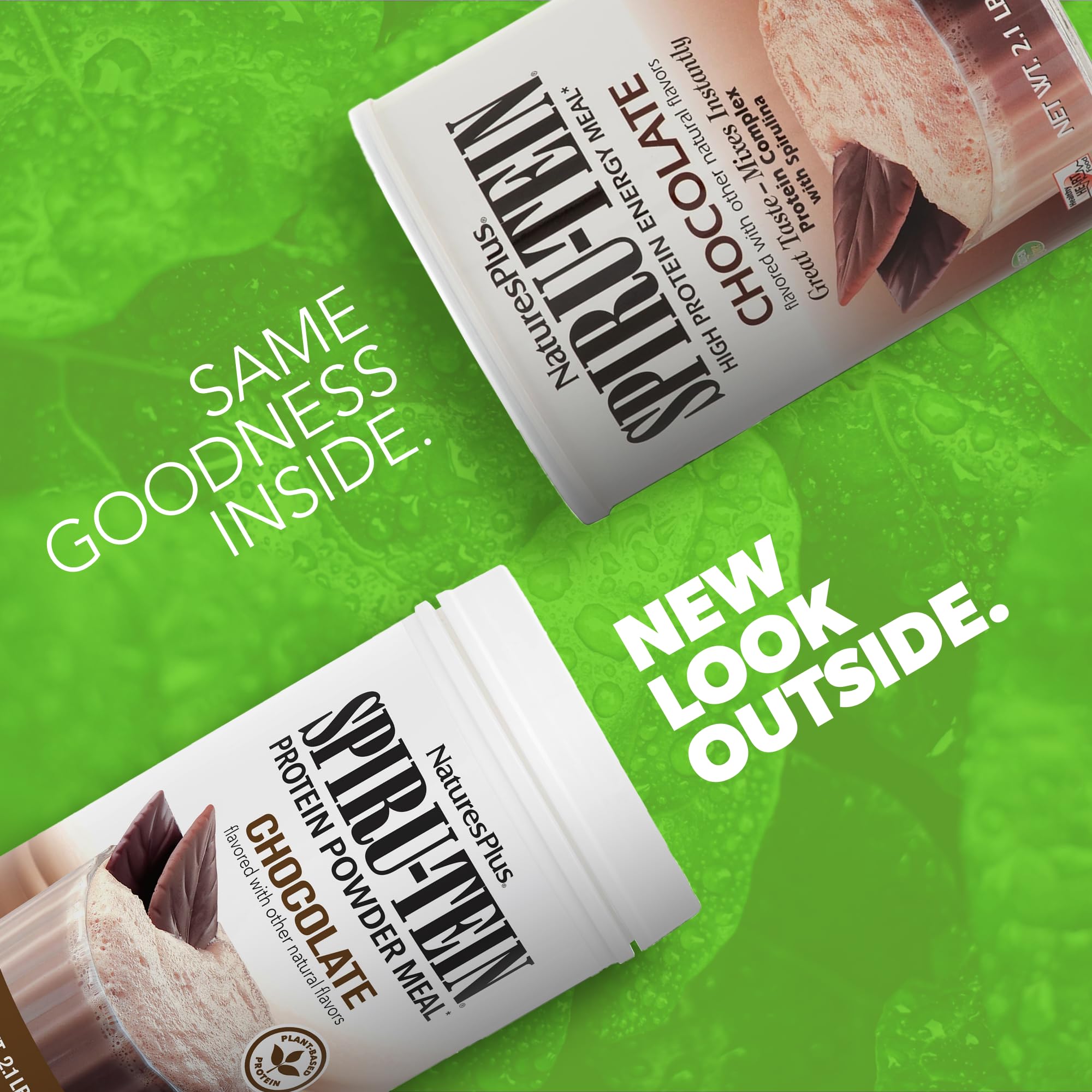 Foto 3 pulgar | Batido Proteico Natures Plus Spiru-tein Chocolate 952 G X 2 - Venta Internacional.