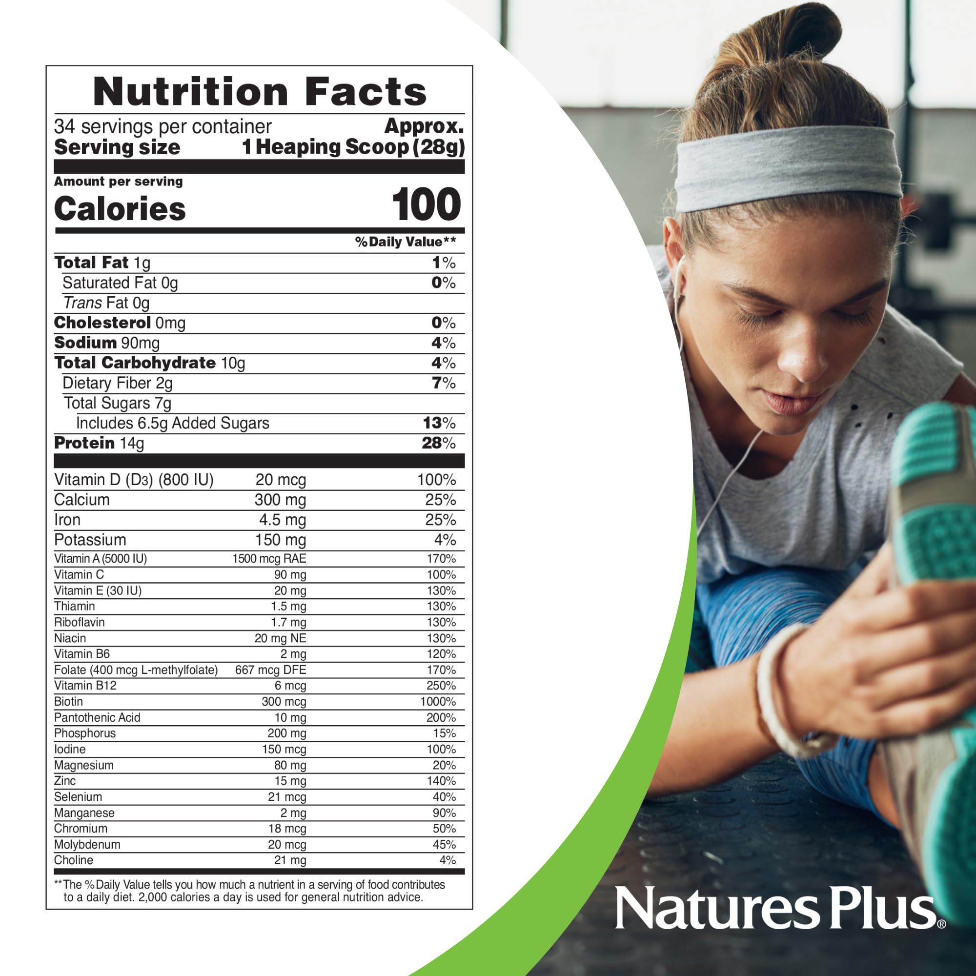 Foto 6 pulgar | Batido Proteico Natures Plus Spiru-tein Chocolate 952 G X 2 - Venta Internacional.
