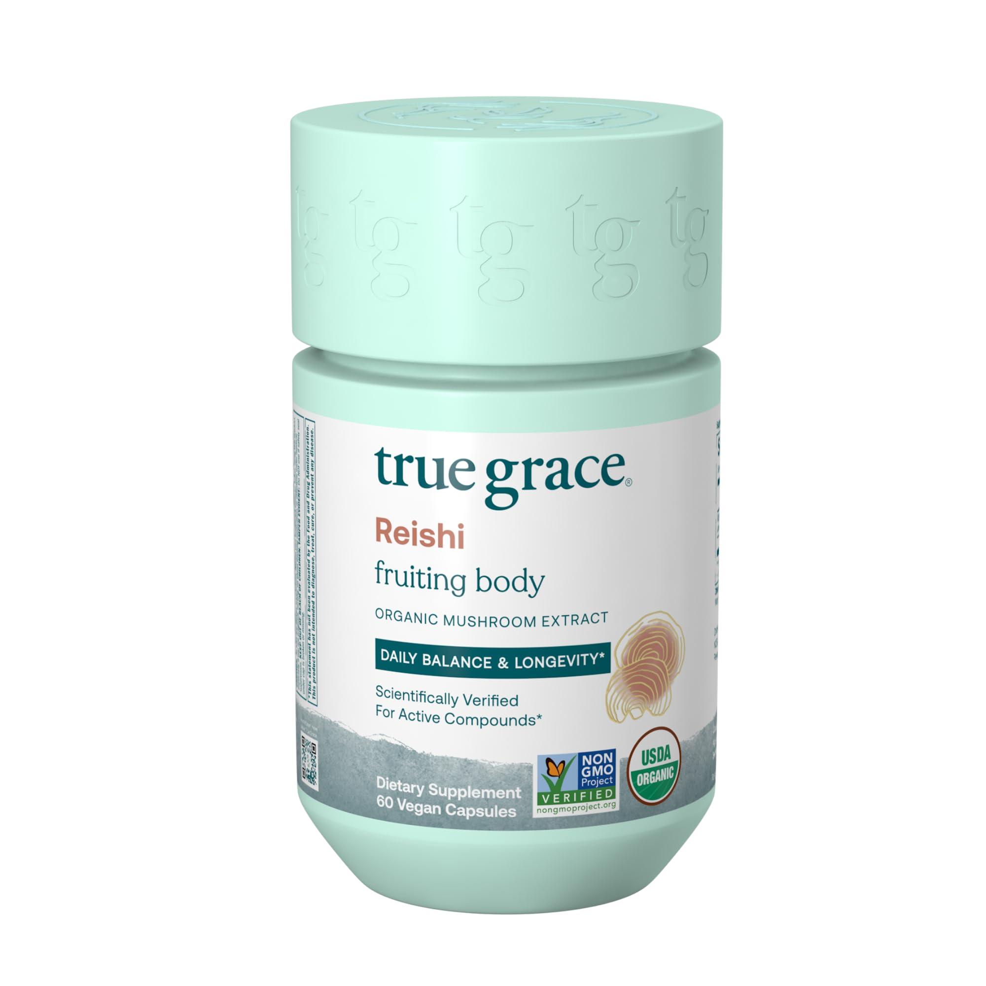 Foto 1 | Suplementos True Grace Mushroom Reishi 60 Cápsulas - Venta Internacional.