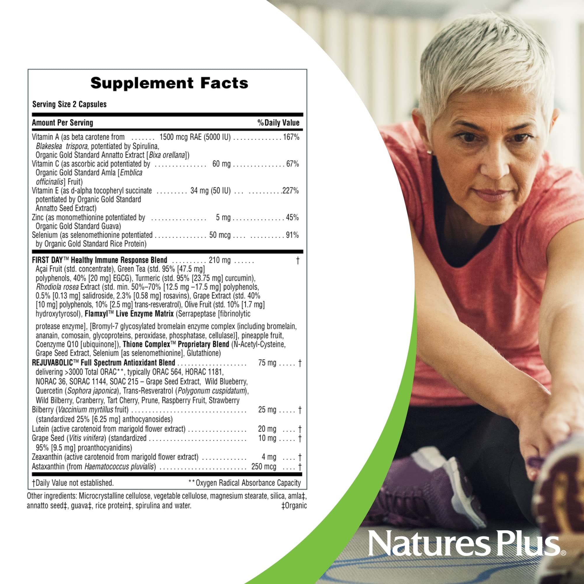 Foto 5 pulgar | Suplemento Naturesplus Ageloss Eye Support 60 Cápsulas - Venta Internacional.