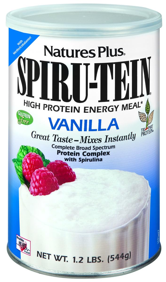 Foto 2 pulgar | Proteína En Polvo Naturesplus Spiru-tein Vainilla 480g - Venta Internacional.
