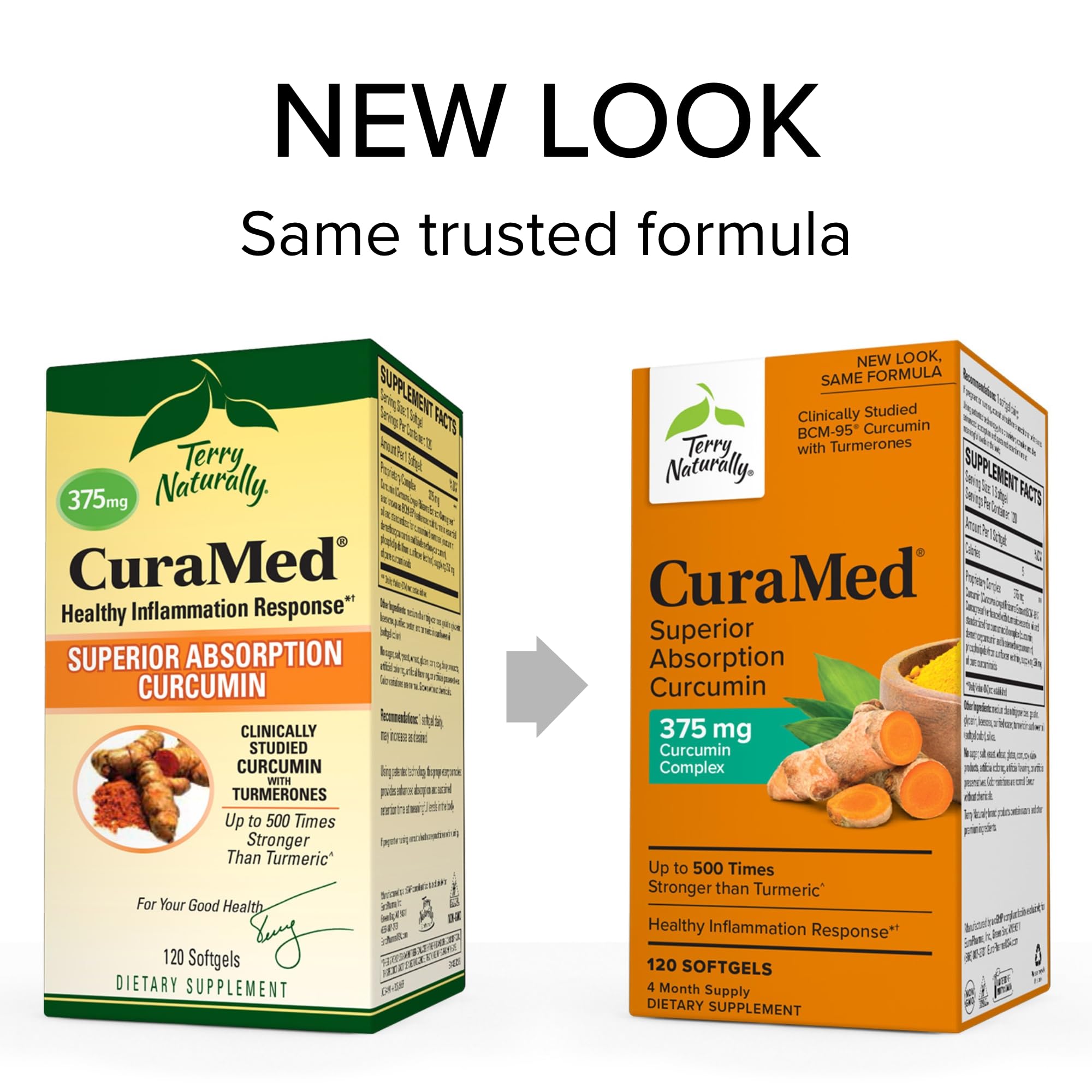 Foto 4 pulgar | Suplemento Terry Naturally Curamed 375 Mg Brain & Immune X360 - Venta Internacional.