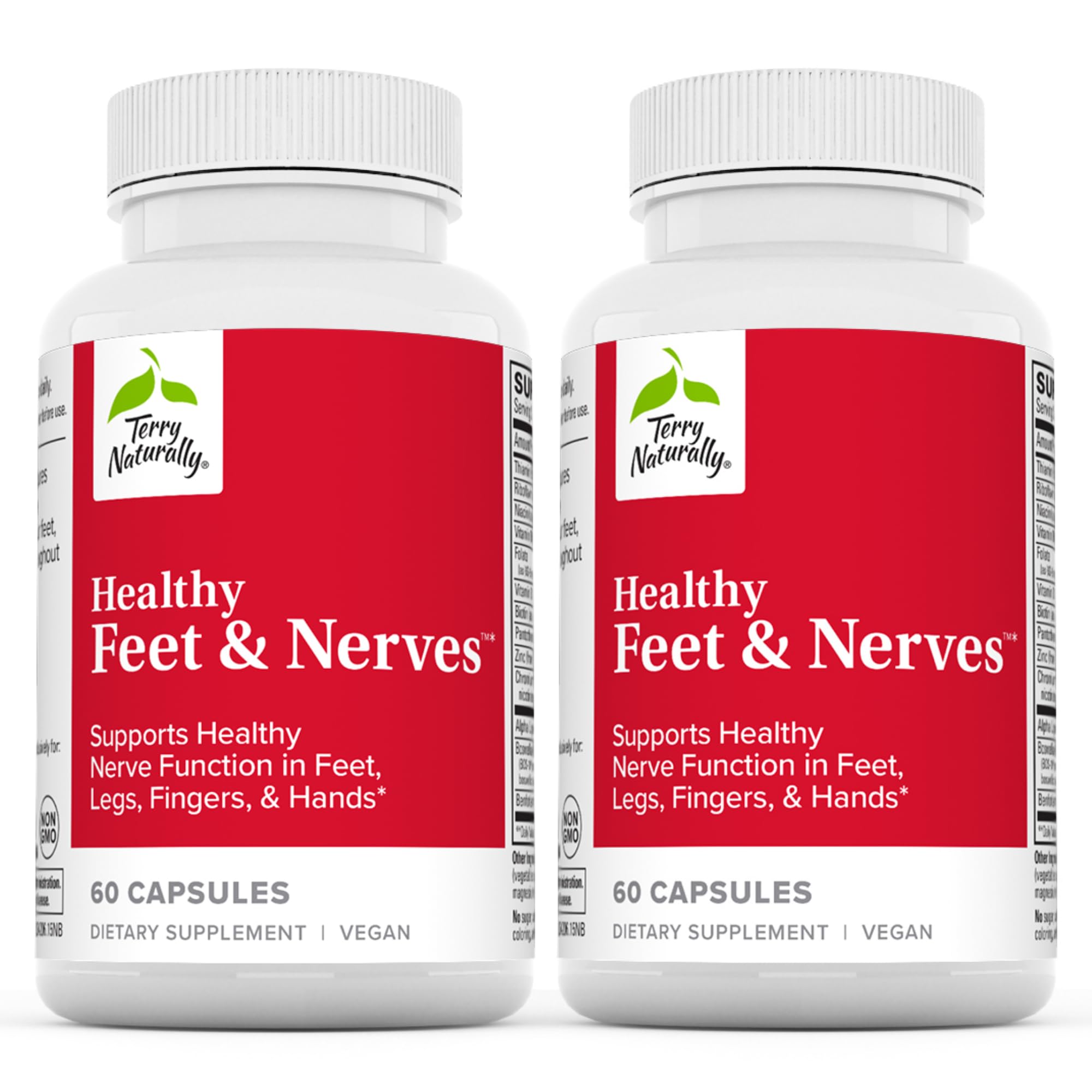 Foto 2 pulgar | Suplemento Terry Naturally Healthy Feet & Nerves 60 Cápsulas X2 - Venta Internacional.