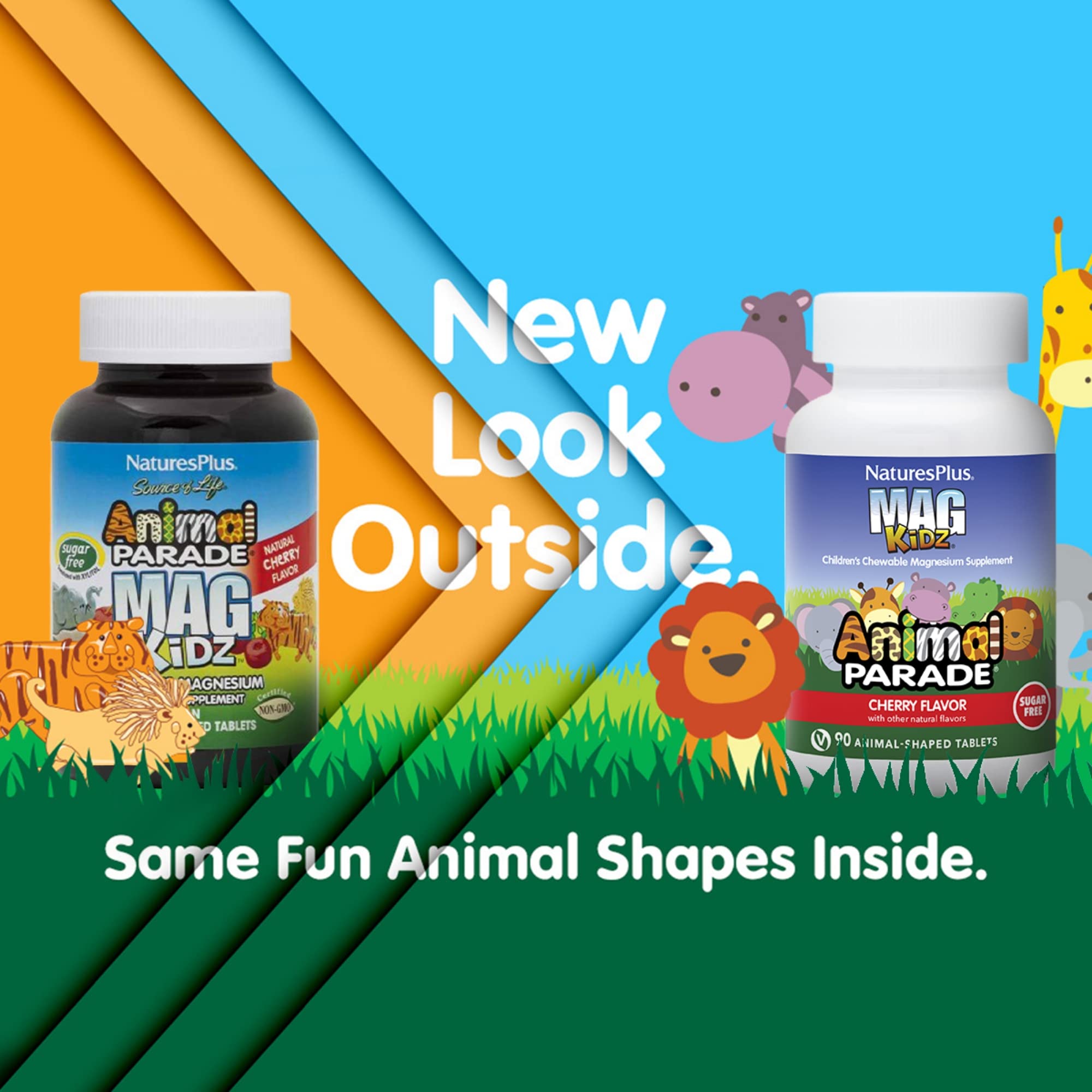 Foto 3 pulgar | Suplemento Naturesplus Animal Parade Magkidz 90 Comprimidos - Venta Internacional.