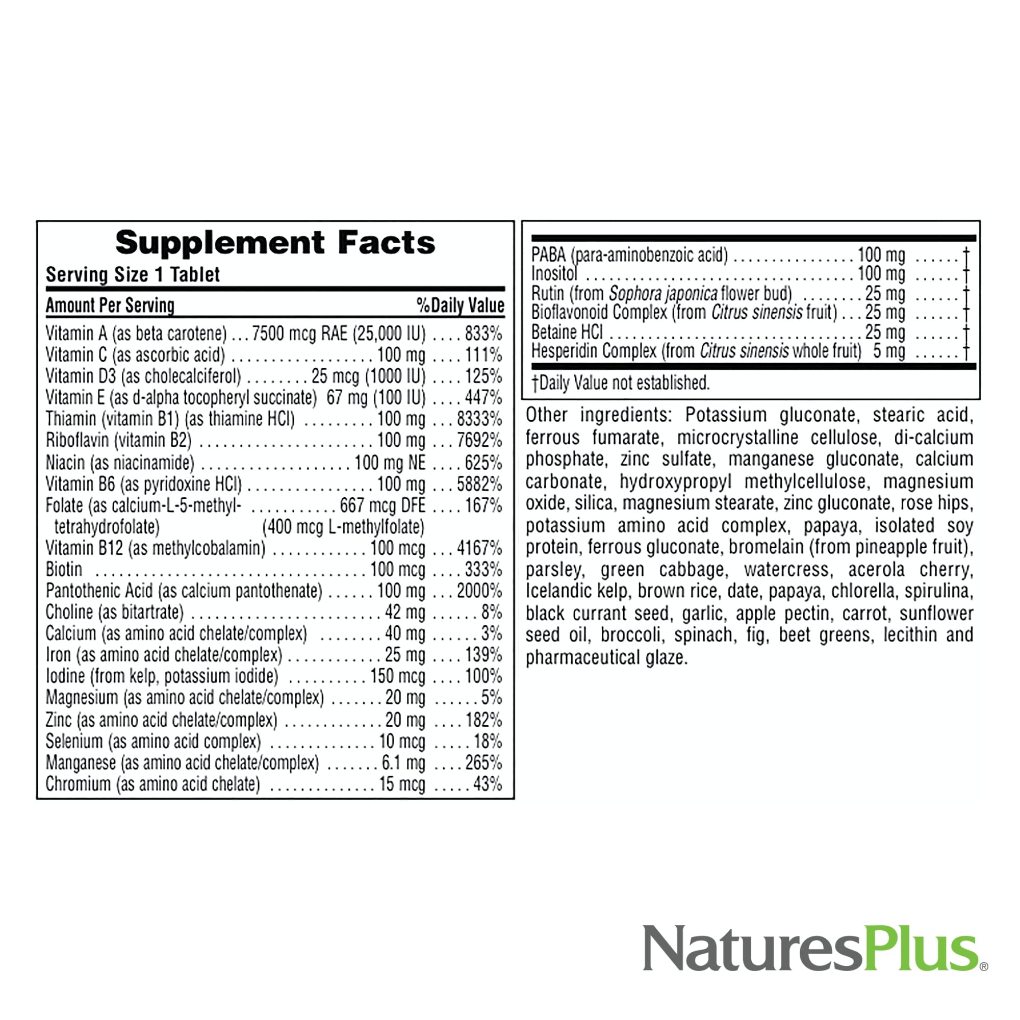 Foto 6 pulgar | Suplemento Multivitamínico Naturesplus Ultra Ii 30 Comprimidos - Venta Internacional.