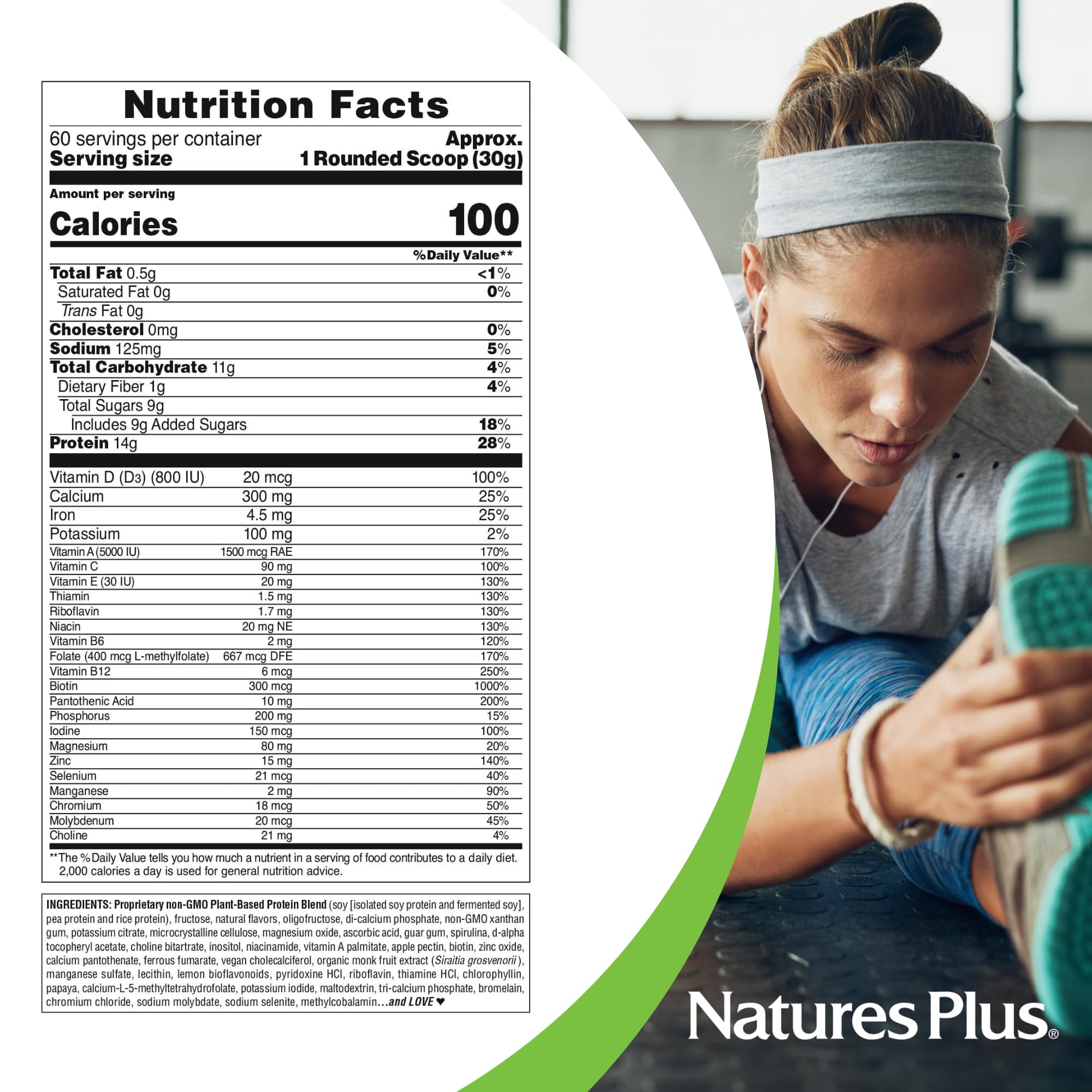 Foto 5 pulgar | Batido Proteico Natures Plus Spiru-tein De Vainilla, 1,8 Kg, 60 Porciones - Venta Internacional.