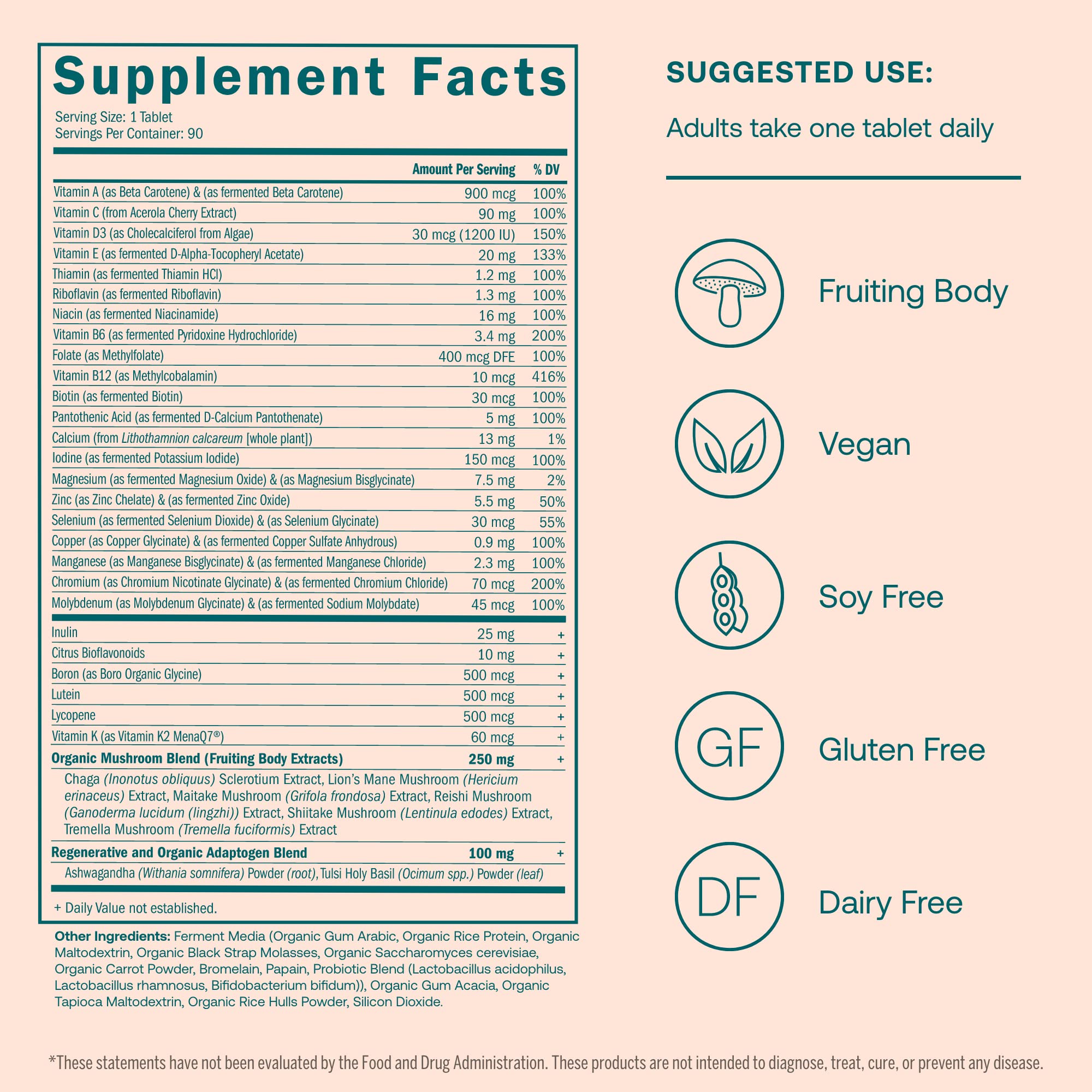Foto 3 pulgar | Multivitamínico True Grace One Daily Para Mujeres De 40 A Más De 90 Comprimidos - Venta Internacional.