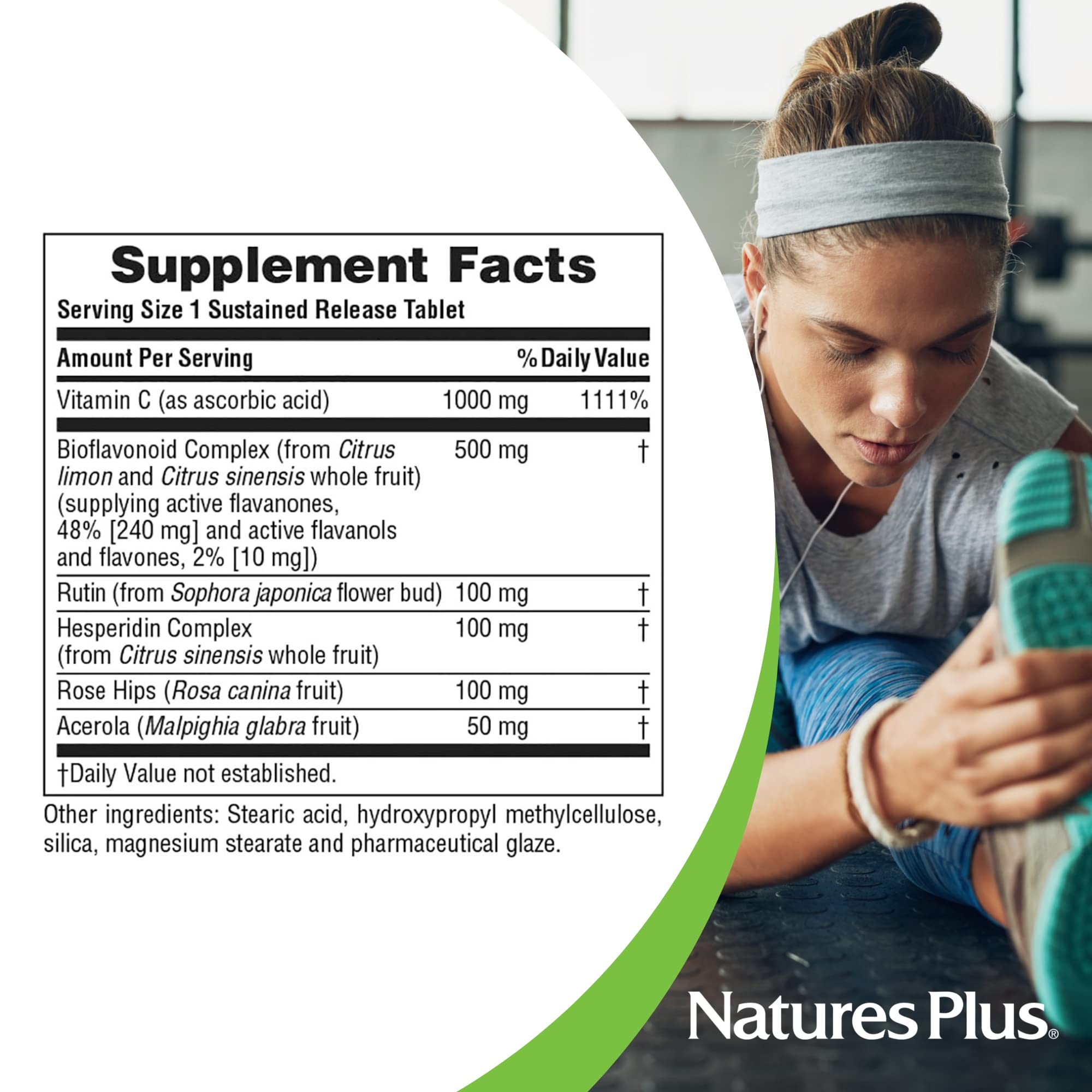 Foto 6 pulgar | Suplemento Naturesplus Super C Complex 1000 Mg 90 Comprimidos - Venta Internacional.