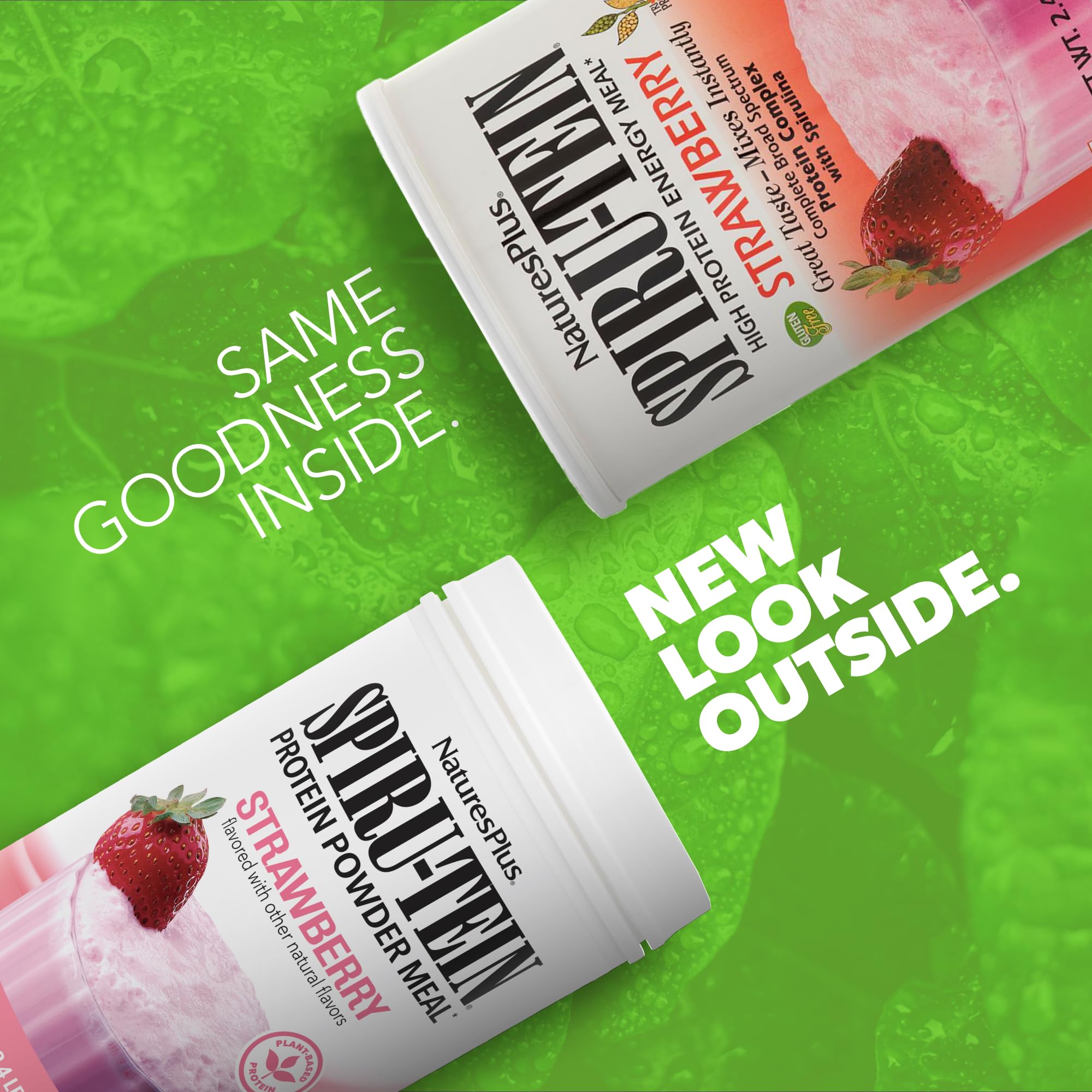 Foto 2 | Batido Proteico Naturesplus Spiru-tein De Fresa 1,1 Kg X2 - Venta Internacional.