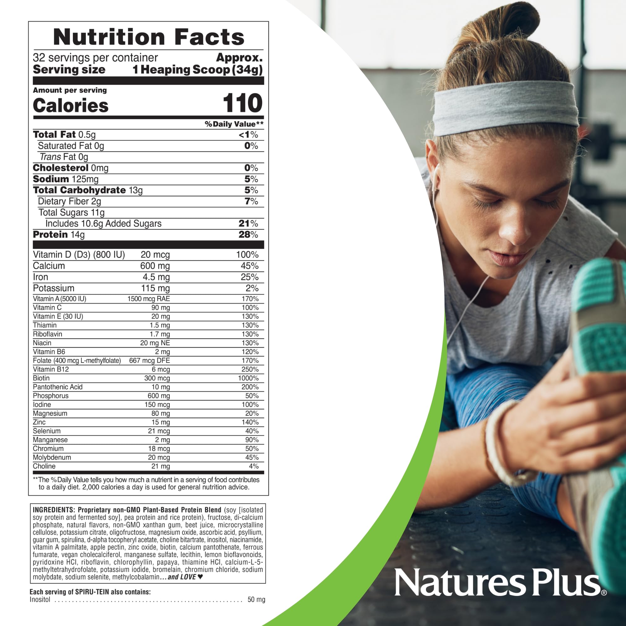 Foto 6 pulgar | Batido Proteico Naturesplus Spiru-tein De Fresa 1,1 Kg X2 - Venta Internacional.