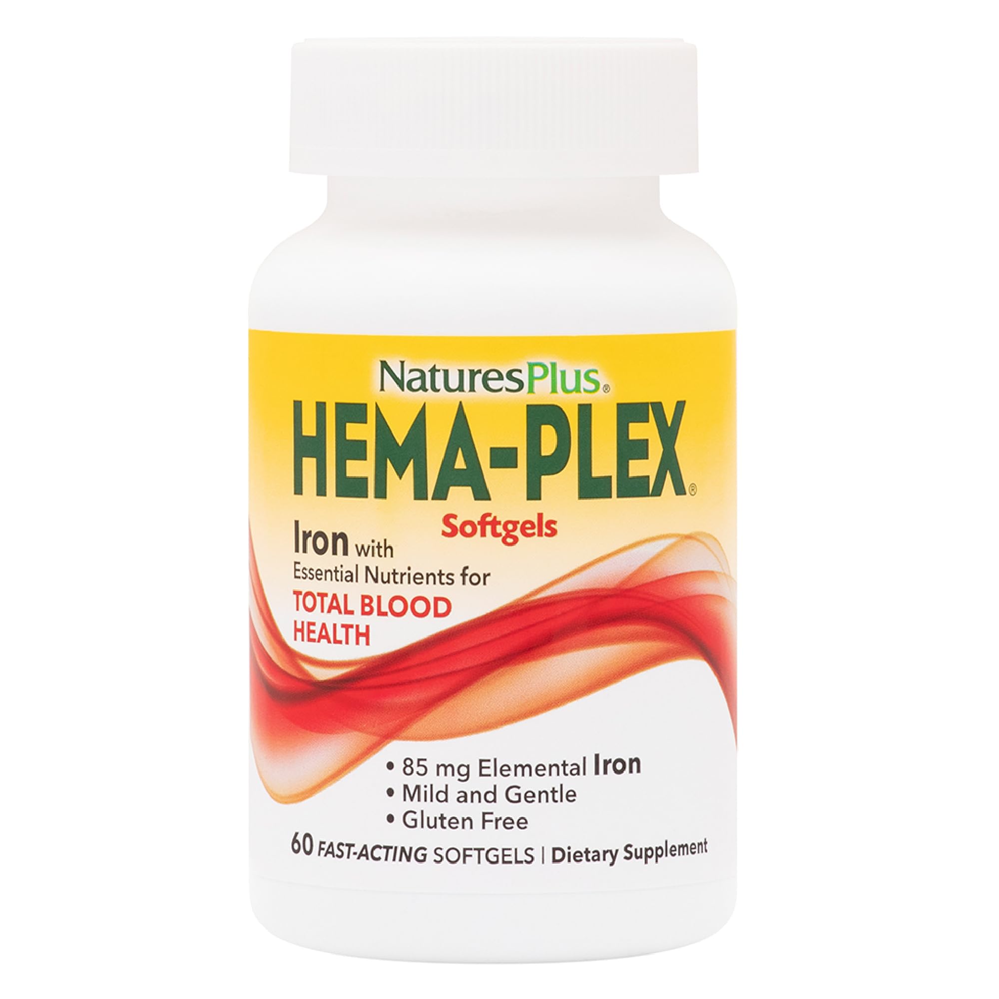 Foto 1 | Suplemento Naturesplus Hema-plex Iron 60 Cápsulas Blandas, Paquete De 2 - Venta Internacional.