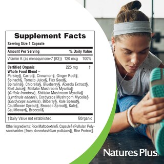 Foto 4 | Suplementos Naturesplus Source Of Life Garden Vitamina K2-60, Cápsulas Veganas, X2 - Venta Internacional.