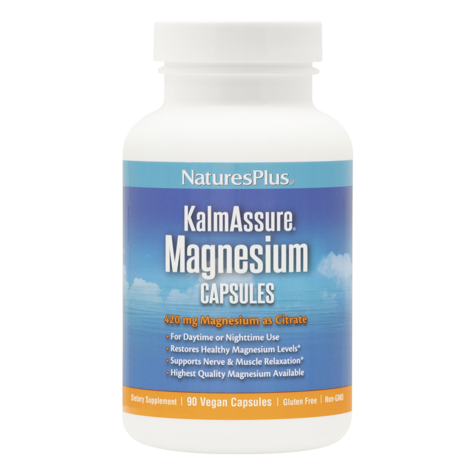 Foto 2 pulgar | Suplemento Naturesplus Kalmassure Magnesio 420 Mg 90 Cápsulas X2 - Venta Internacional.