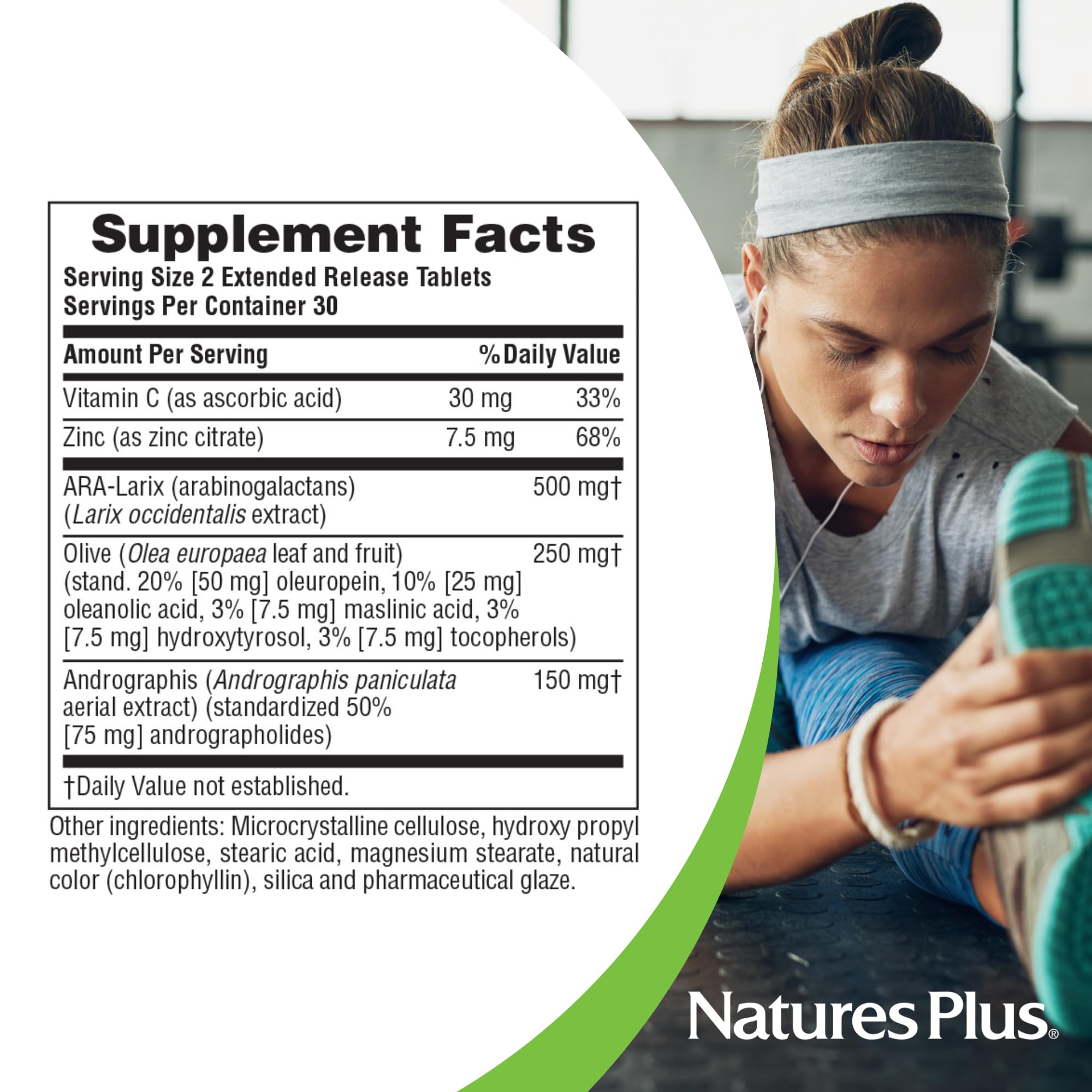Foto 5 pulgar | Suplemento Naturesplus Herbal Actives Tri Immune 60 Comprimidos - Venta Internacional.