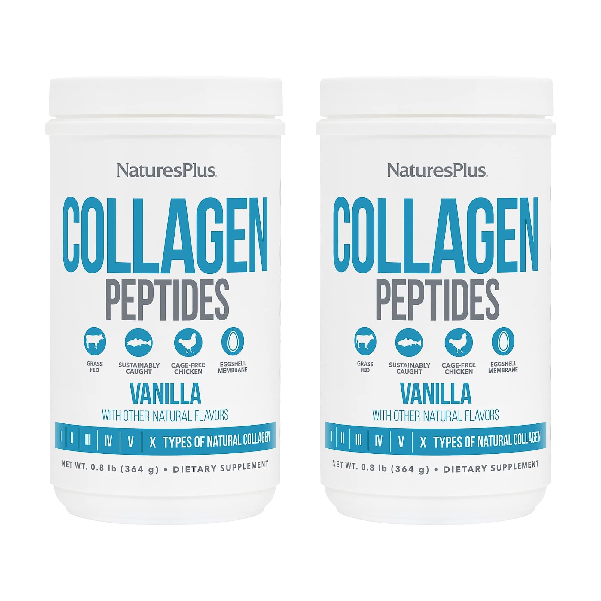 Foto 1 | Suplemento Naturesplus De Péptidos De Colágeno, Vainilla, 364 G X 2 - Venta Internacional.