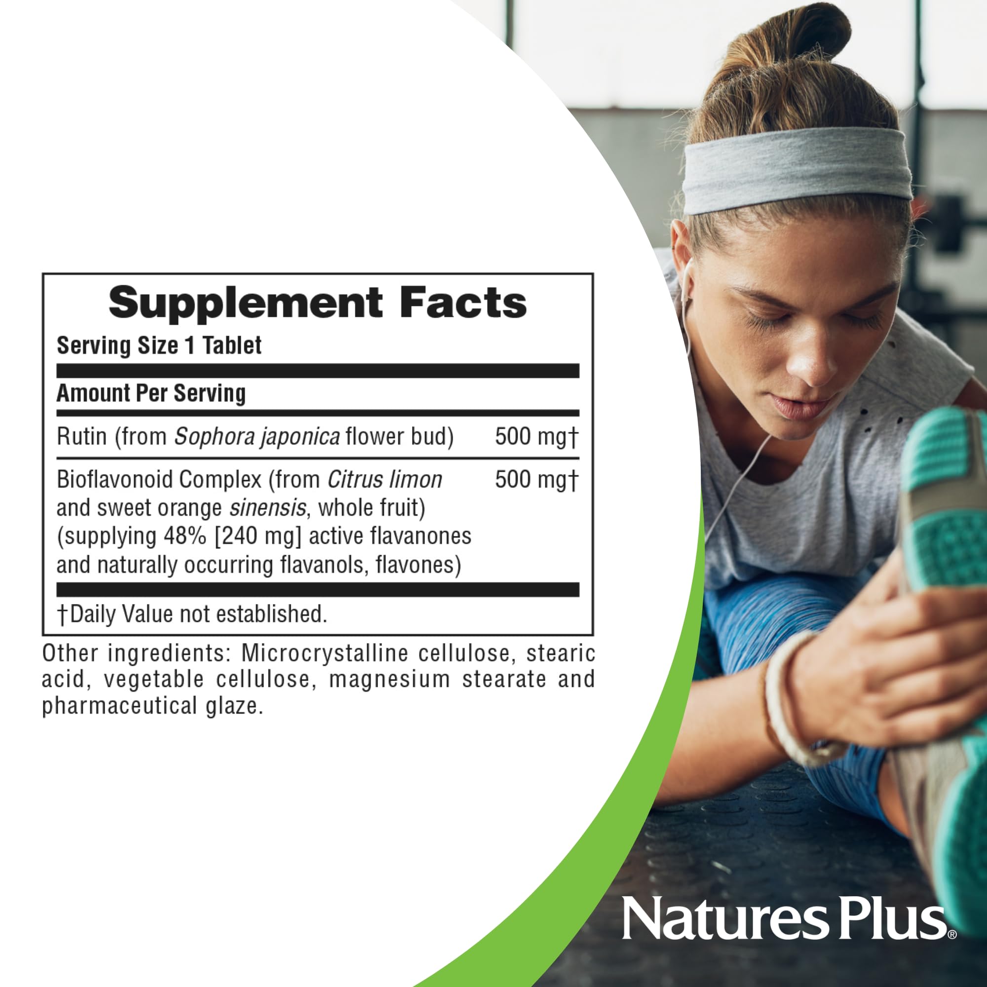 Foto 6 pulgar | Suplemento Natures Plus Biorutin 1000 Mg 90 Comprimidos X2 - Venta Internacional.