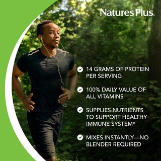 Foto 3 | Batido De Proteínas A Base De Plantas Natures Plus Spiru-tein Banana - Venta Internacional.