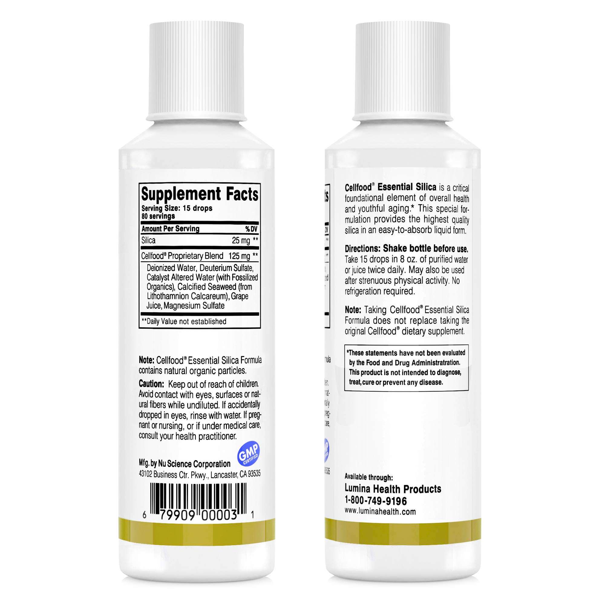 Foto 3 pulgar | Suplemento Cellfood Essential Silica, Antienvejecimiento, 120 Ml, Paquete De 2 - Venta Internacional.