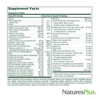 Foto 4 | Suplemento Naturesplus Source Of Life Sin Hierro 180 Comprimidos - Venta Internacional.