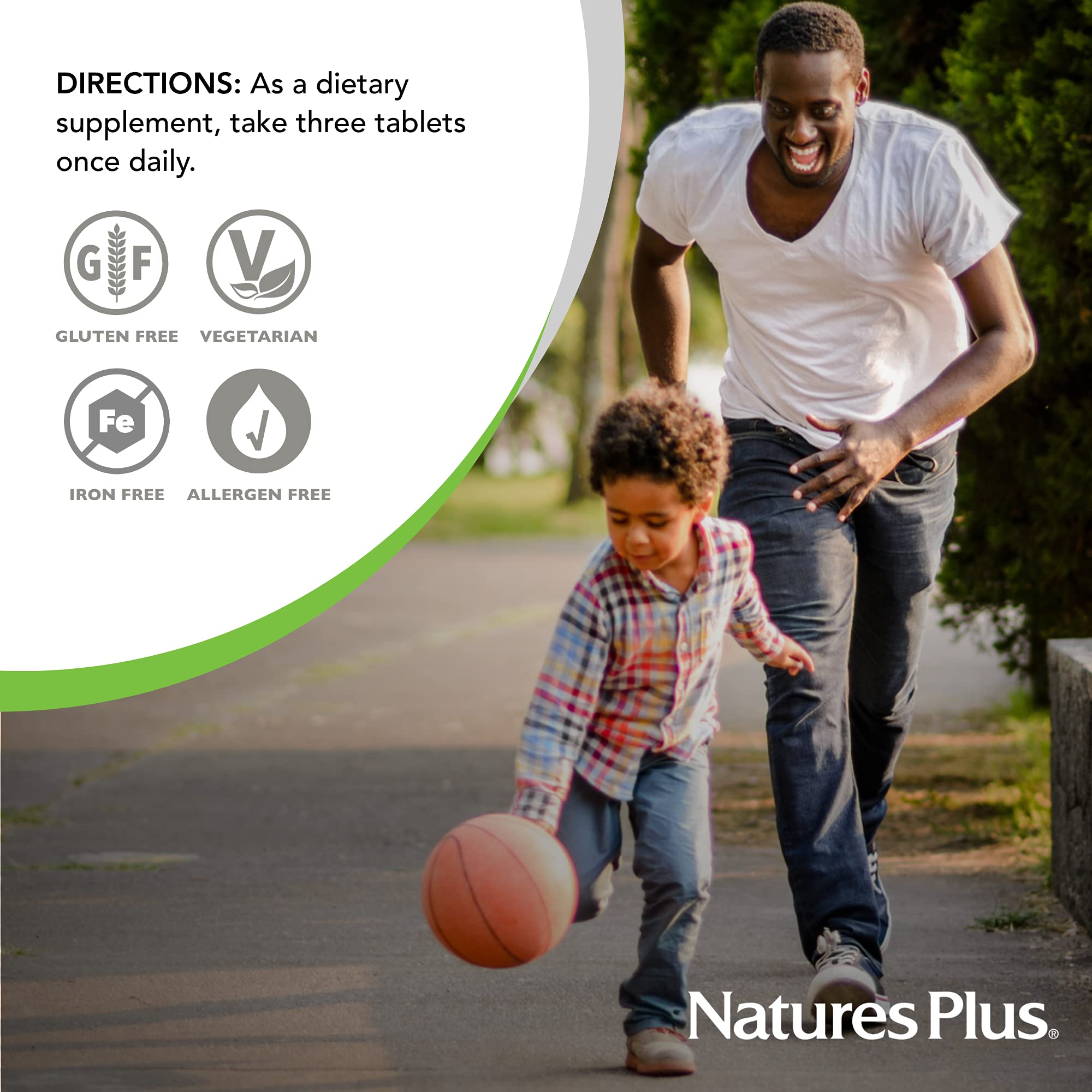 Foto 6 pulgar | Suplemento Naturesplus Source Of Life Sin Hierro 180 Comprimidos - Venta Internacional.
