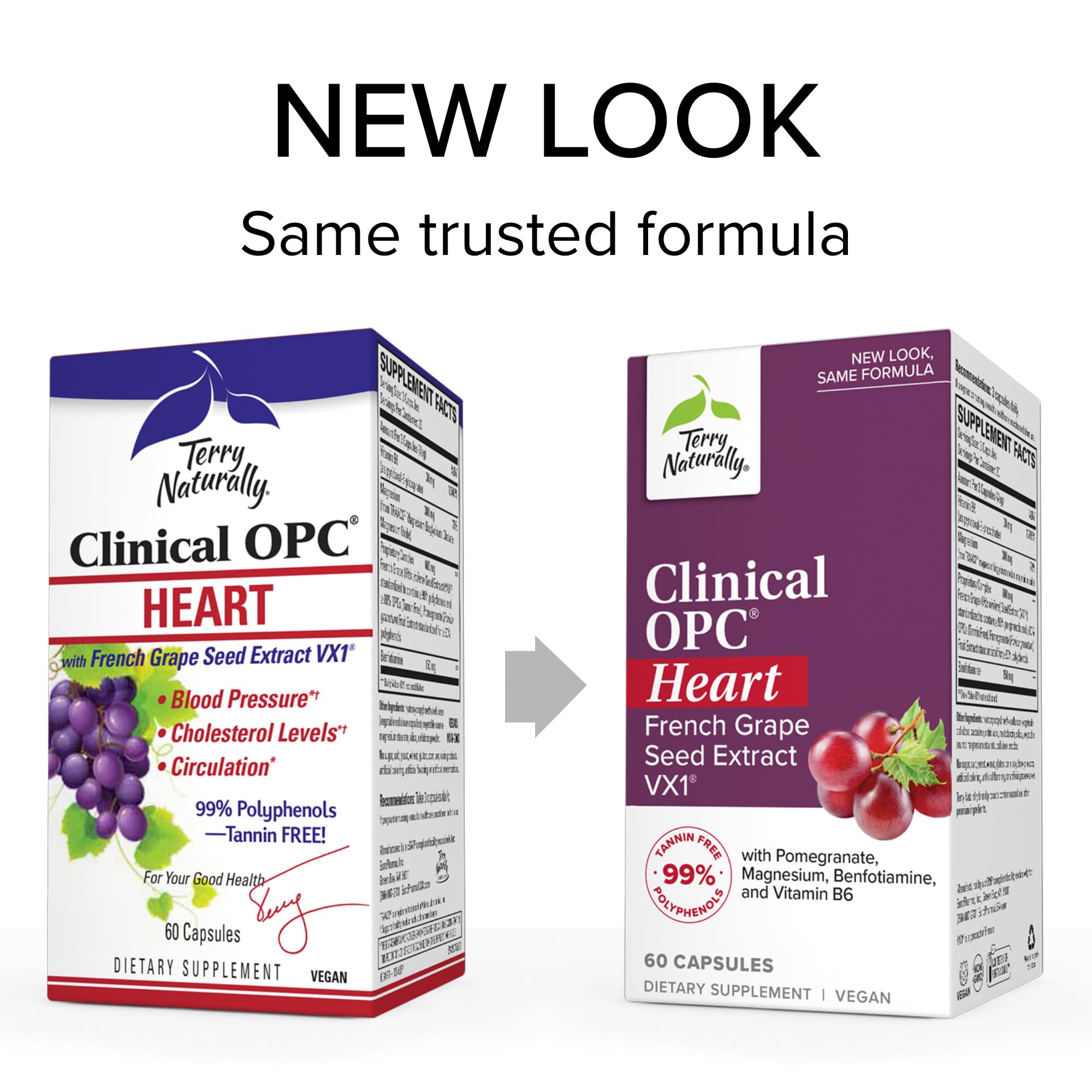 Foto 4 pulgar | Suplemento Terry Naturally Clinical Opc Heart 60 Cápsulas - Venta Internacional.