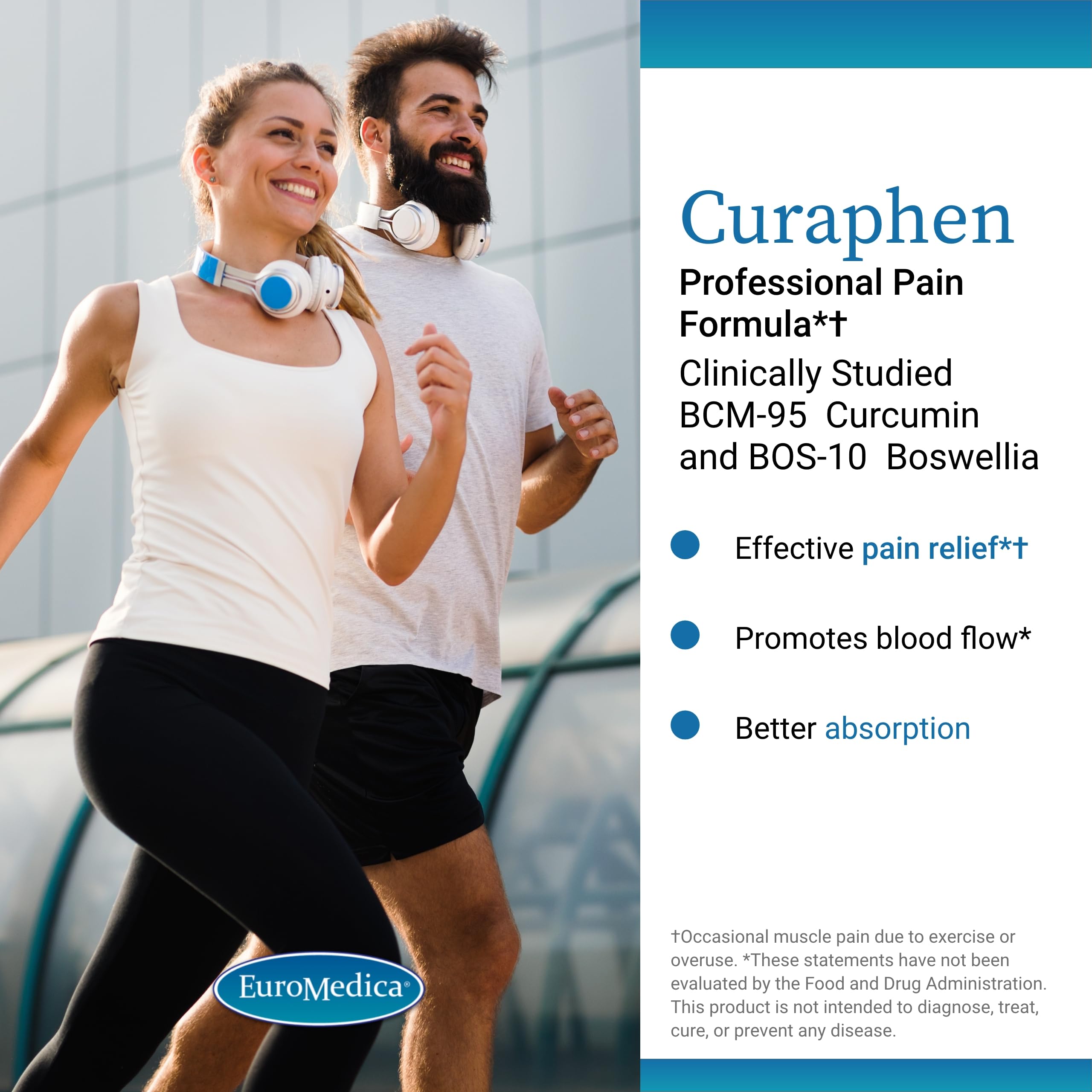 Foto 4 pulgar | Suplemento Euromedica Curaphen Curcumin 60 Cápsulas - Venta Internacional.