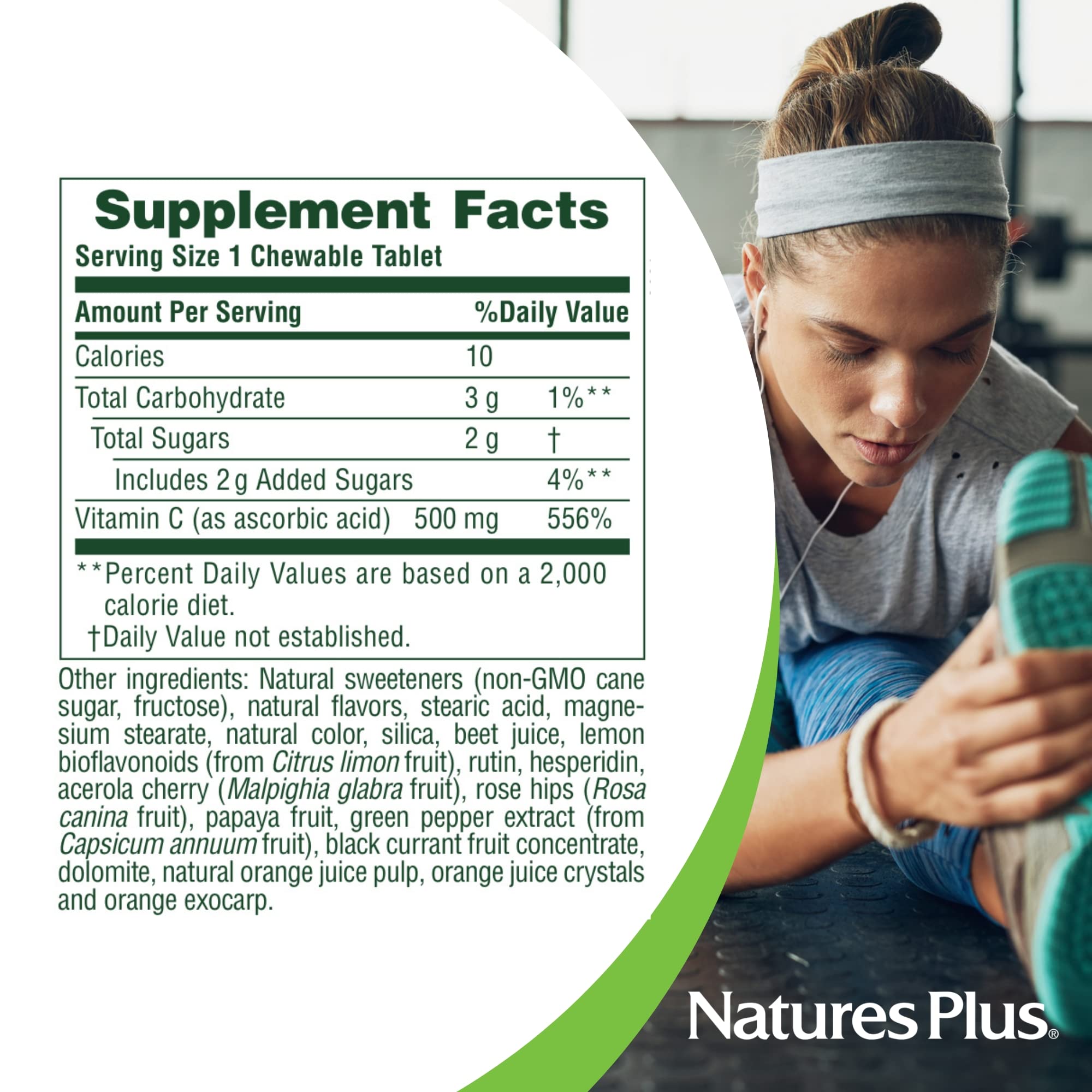 Foto 6 pulgar | Suplemento Naturesplus De Jugo De Naranja Masticable Con Vitamina C, 500 Mg - Venta Internacional.
