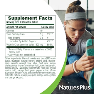 Foto 5 | Suplemento Naturesplus De Jugo De Naranja Masticable Con Vitamina C, 500 Mg - Venta Internacional.