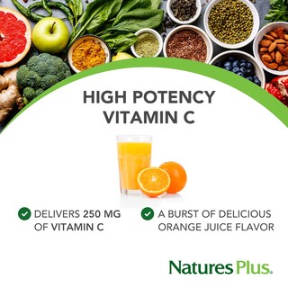 Foto 3 | Suplemento Naturesplus De Jugo De Naranja Masticable Con Vitamina C 250 Mg - Venta Internacional.