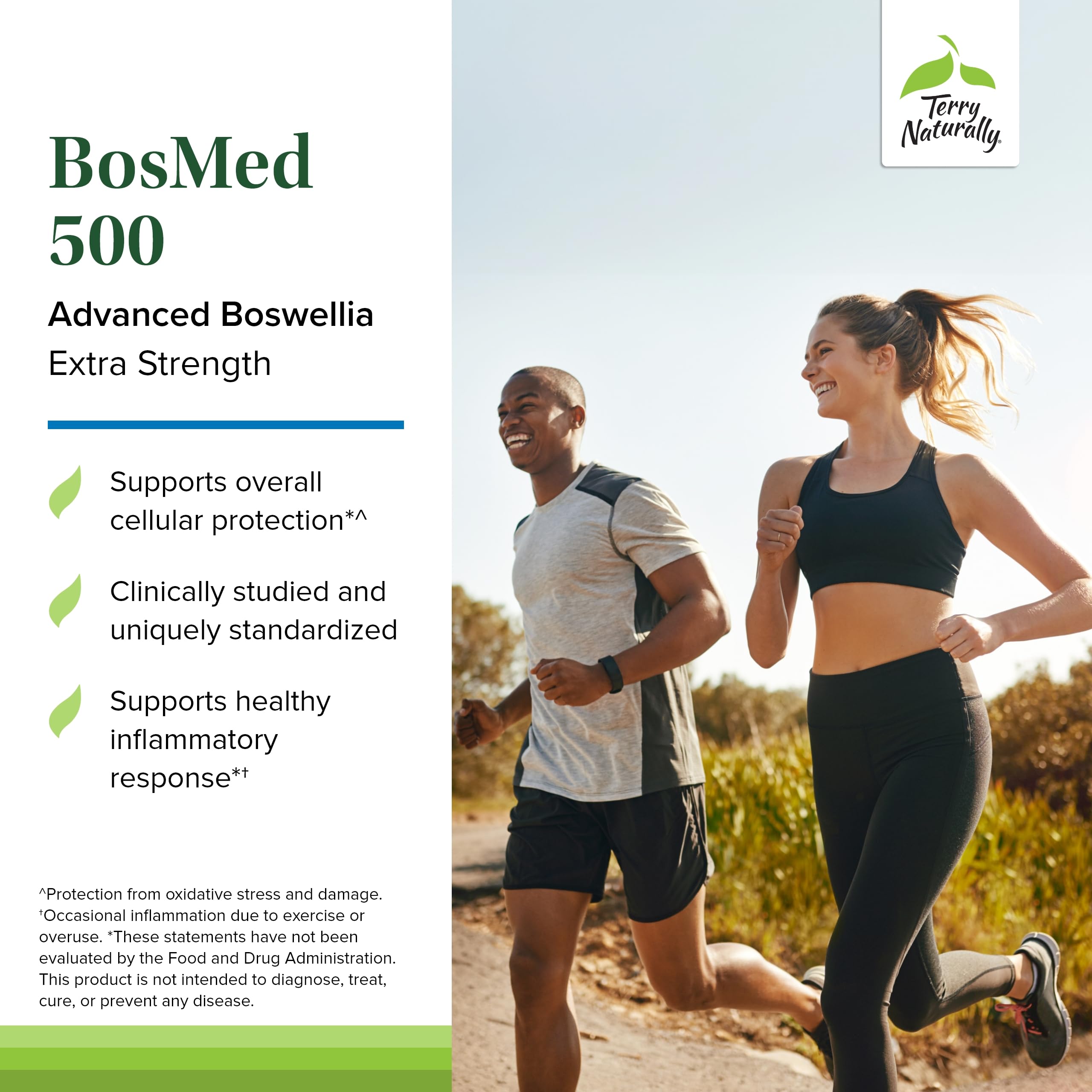 Foto 4 pulgar | Suplemento Terry Naturally Bosmed 500 Extra Strength X120 - Venta Internacional.