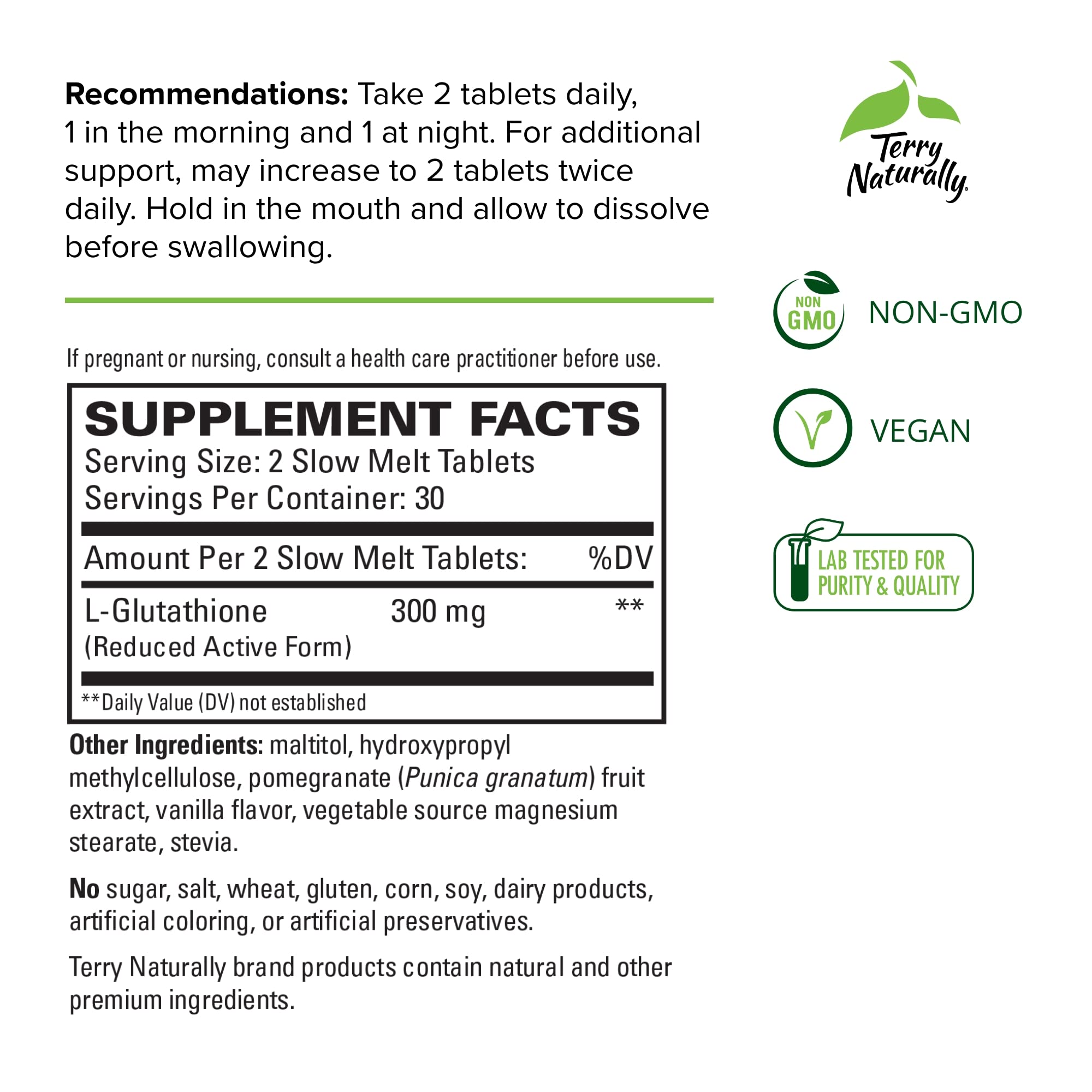 Foto 2 | Suplemento Terry Naturally Clinical Glutatión 60 Comprimidos - Venta Internacional.