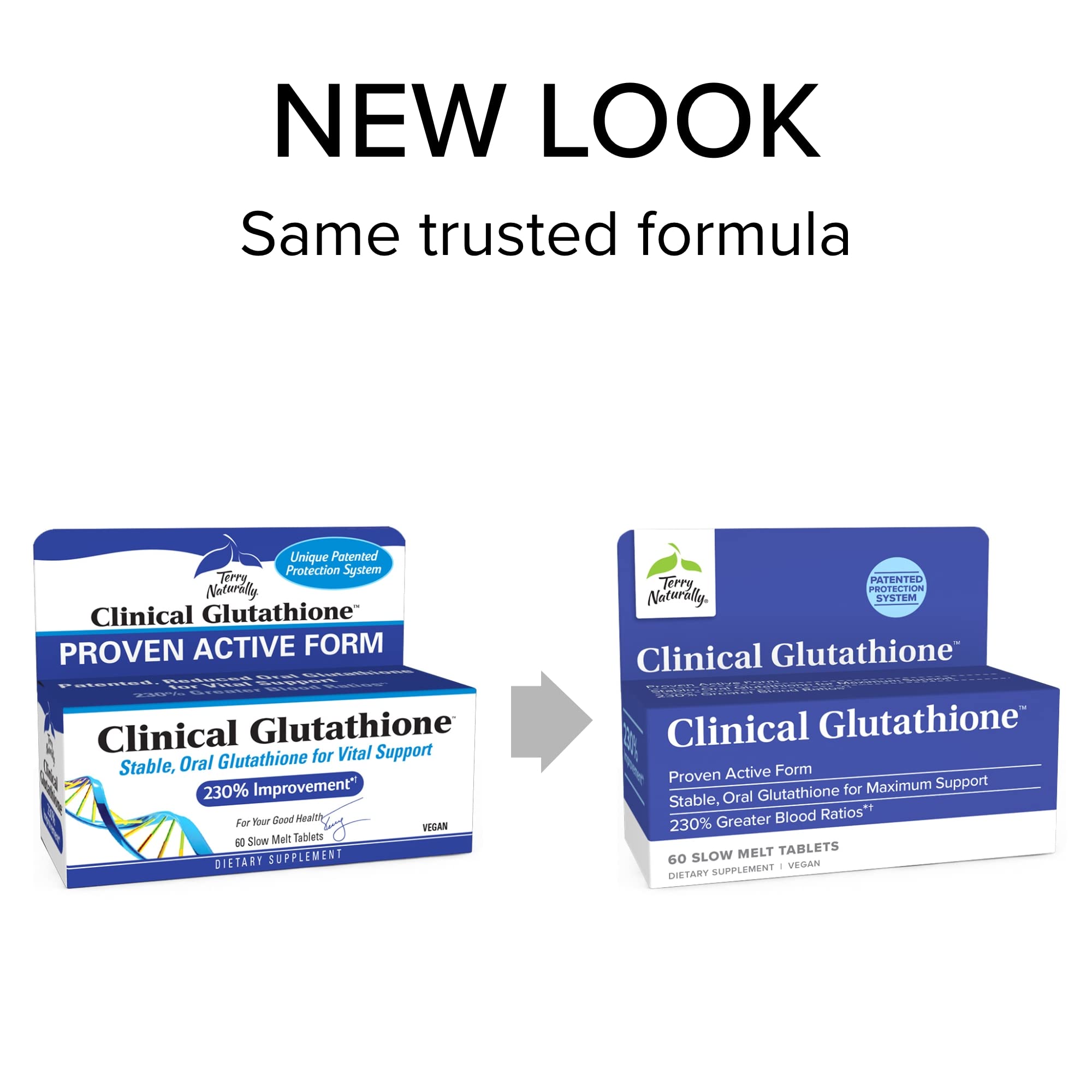 Foto 3 | Suplemento Terry Naturally Clinical Glutatión 60 Comprimidos - Venta Internacional.