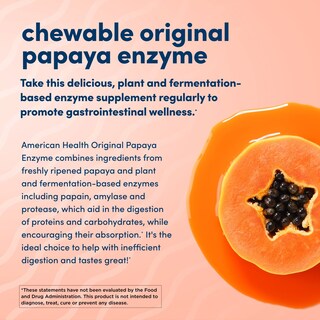 Foto 4 | Suplemento American Health Original Papaya Enzyme 600 Comprimidos - Venta Internacional.