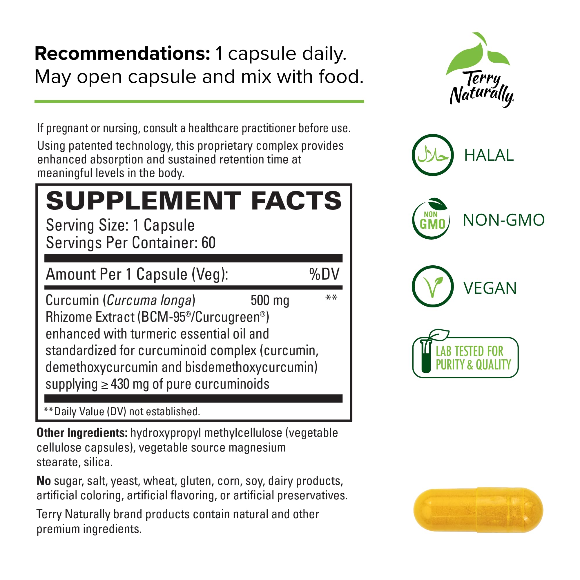Foto 3 pulgar | Suplemento Terry Naturally Curamed 500 Mg Brain & Immune 60 Cápsulas Blandas - Venta Internacional.