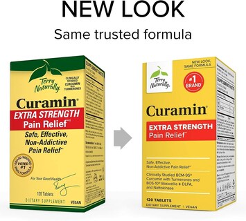 Foto 3 | Suplemento Terry Naturally Curamin Extra Strength 120 Comprimidos - Venta Internacional.