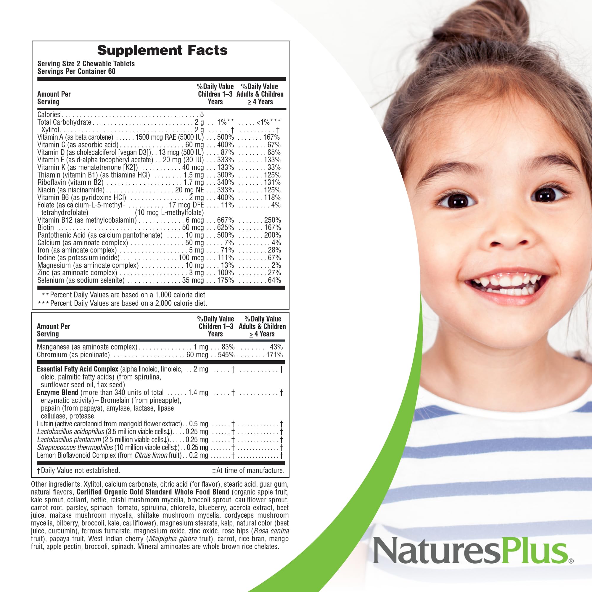 Foto 5 | Multivitamínico Naturesplus Animal Parade Gold Kids 120 Comprimidos - Venta Internacional.