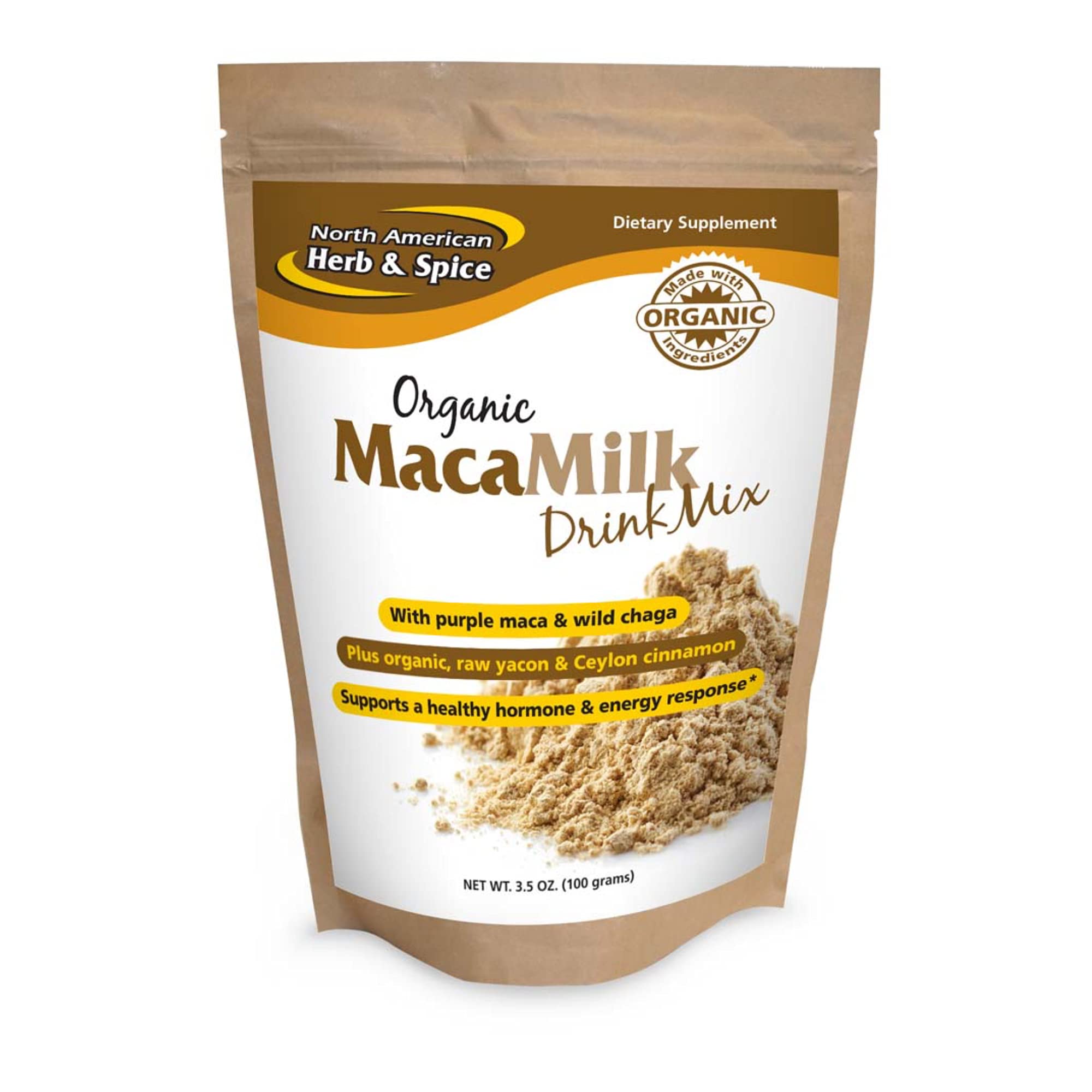Foto 1 | Mezcla Para Bebidas North American Herb & Spice Macamilk 100% Orgánica - Venta Internacional.