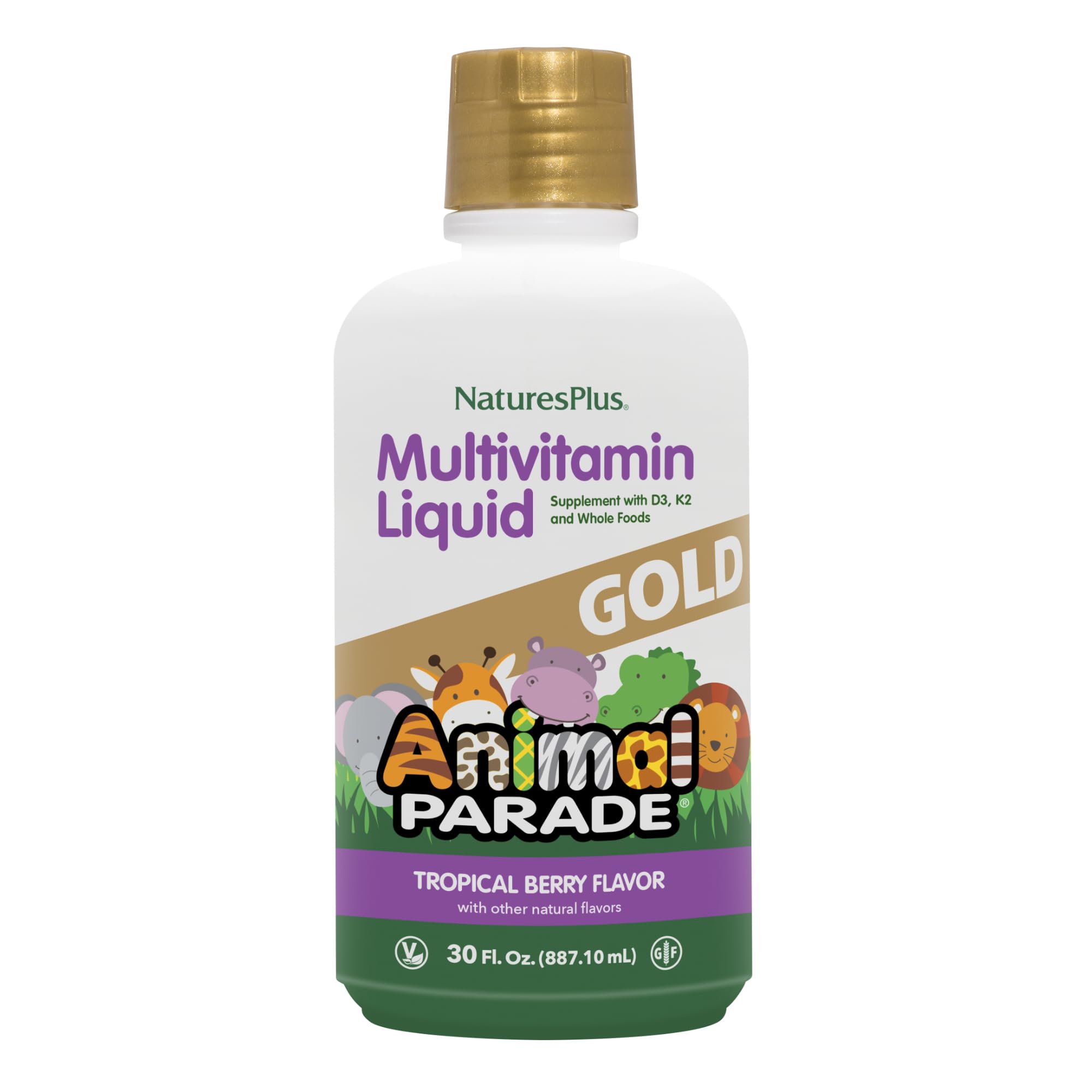 Foto 2 pulgar | Multivitamínico Líquido Naturesplus Animal Parade Gold 900 Ml - Venta Internacional.