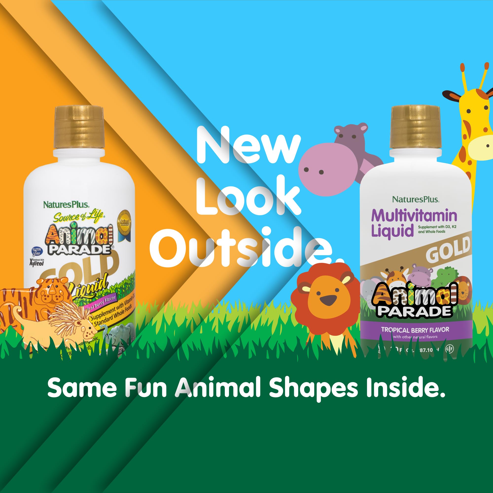 Foto 2 | Multivitamínico Líquido Naturesplus Animal Parade Gold 900 Ml - Venta Internacional.