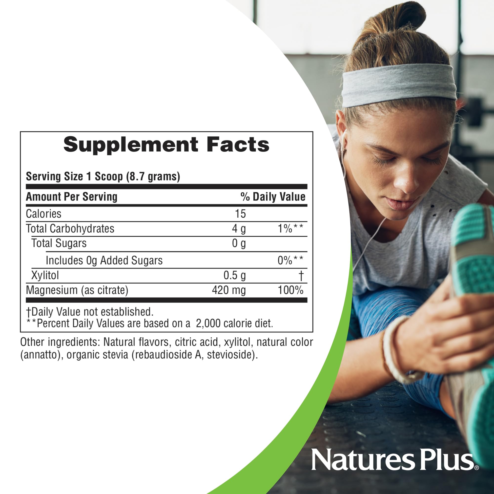 Foto 5 pulgar | Magnesio En Polvo Naturesplus Kalmassure 520 G Sabor Naranja - Venta Internacional.