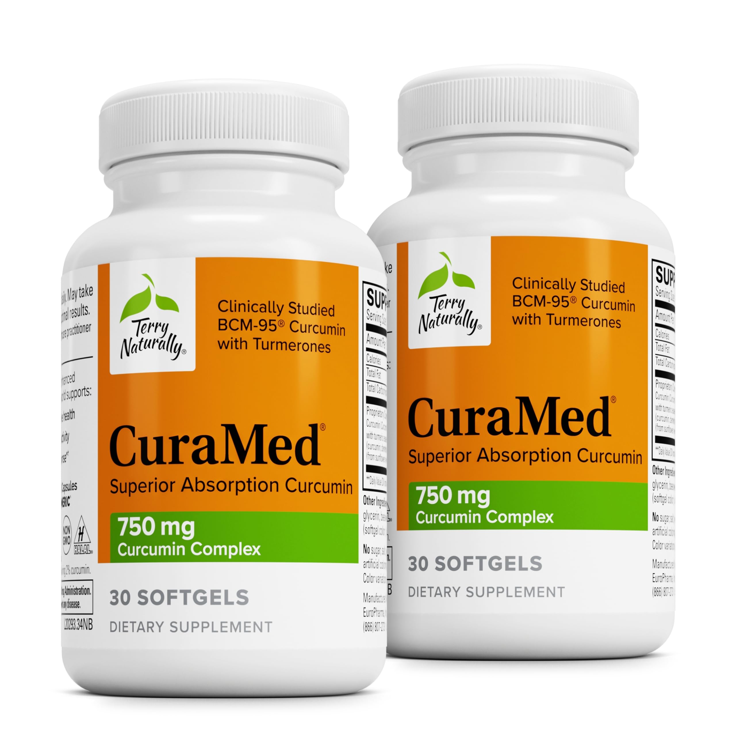 Foto 2 pulgar | Suplemento Terry Naturally Curamed 750 Mg Brain & Heart 30 Cápsulas Blandas - Venta Internacional.