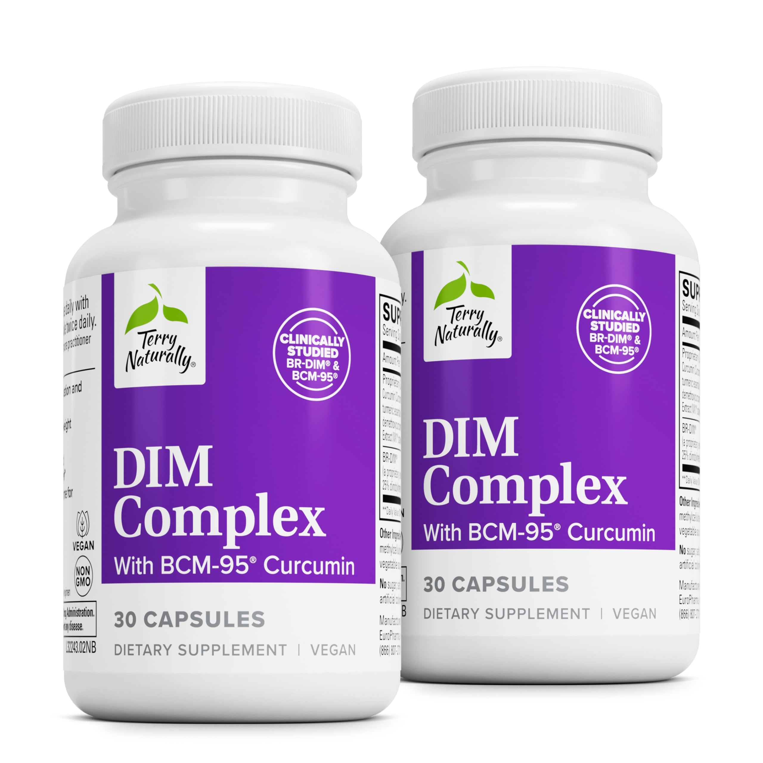 Foto 1 | Suplemento Terry Naturally Dim Complex 30 Cápsulas Paquete de 2 - Venta Internacional