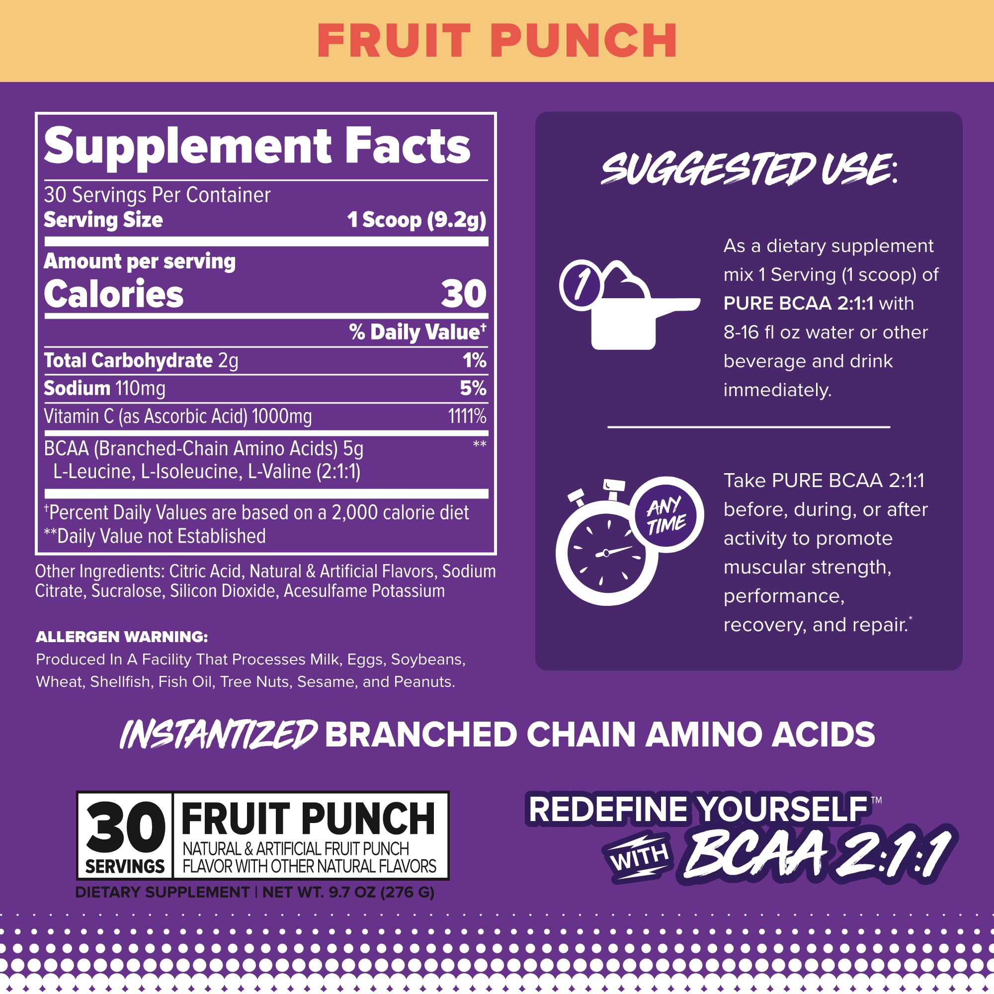 Foto 3 pulgar | Suplemento Finaflex Pure Bcaa 2:1:1 Ponche de Frutas 300 Ml - Venta Internacional