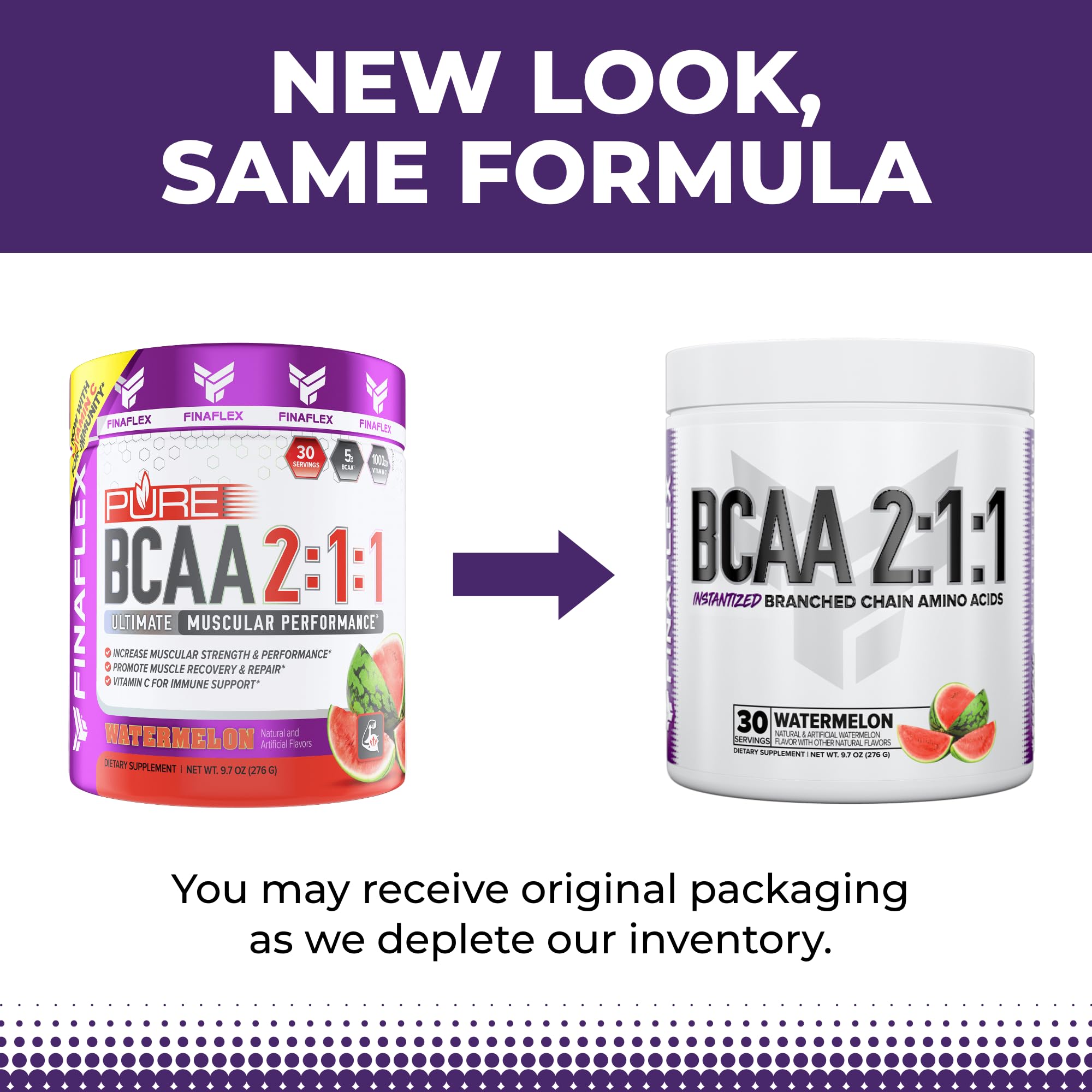 Foto 6 pulgar | Suplemento Finaflex Pure Bcaa 2:1:1 Sandía 300 Ml 30 Porciones - Venta Internacional