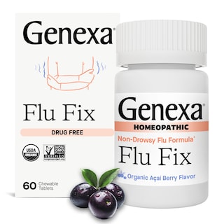 Foto 1 | Remedio Contra La Gripe Genexa Flu Fix Para Niños Y Adultos, 60 Tabletas Masticables - Venta Internacional.