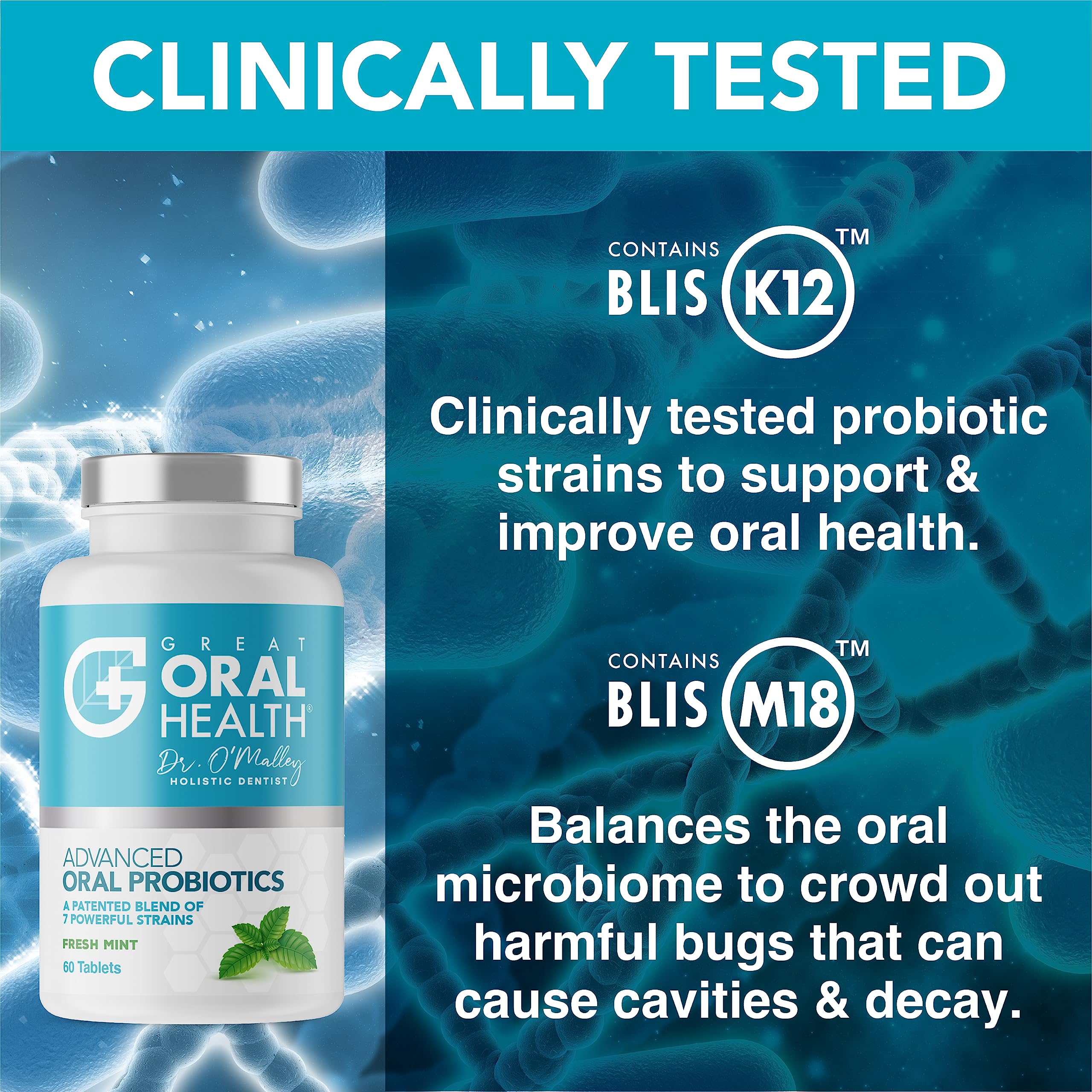 Foto 5 pulgar | Probióticos Orales, Excelentes Para La Salud Bucal, Tratamiento Para El Mal Aliento En Adultos - Venta Internacional.