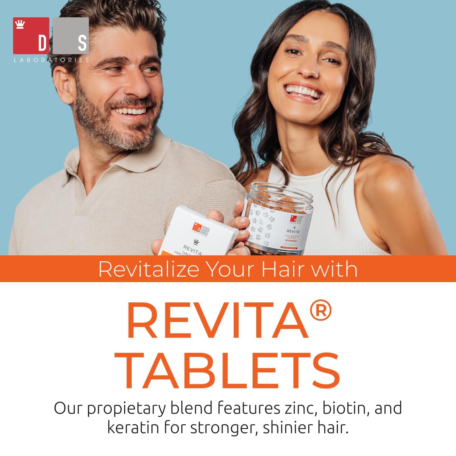 Foto 2 | Suplemento Capilar Ds Laboratories Revita Tablets Para El Crecimiento Del Cabello - Venta Internacional.