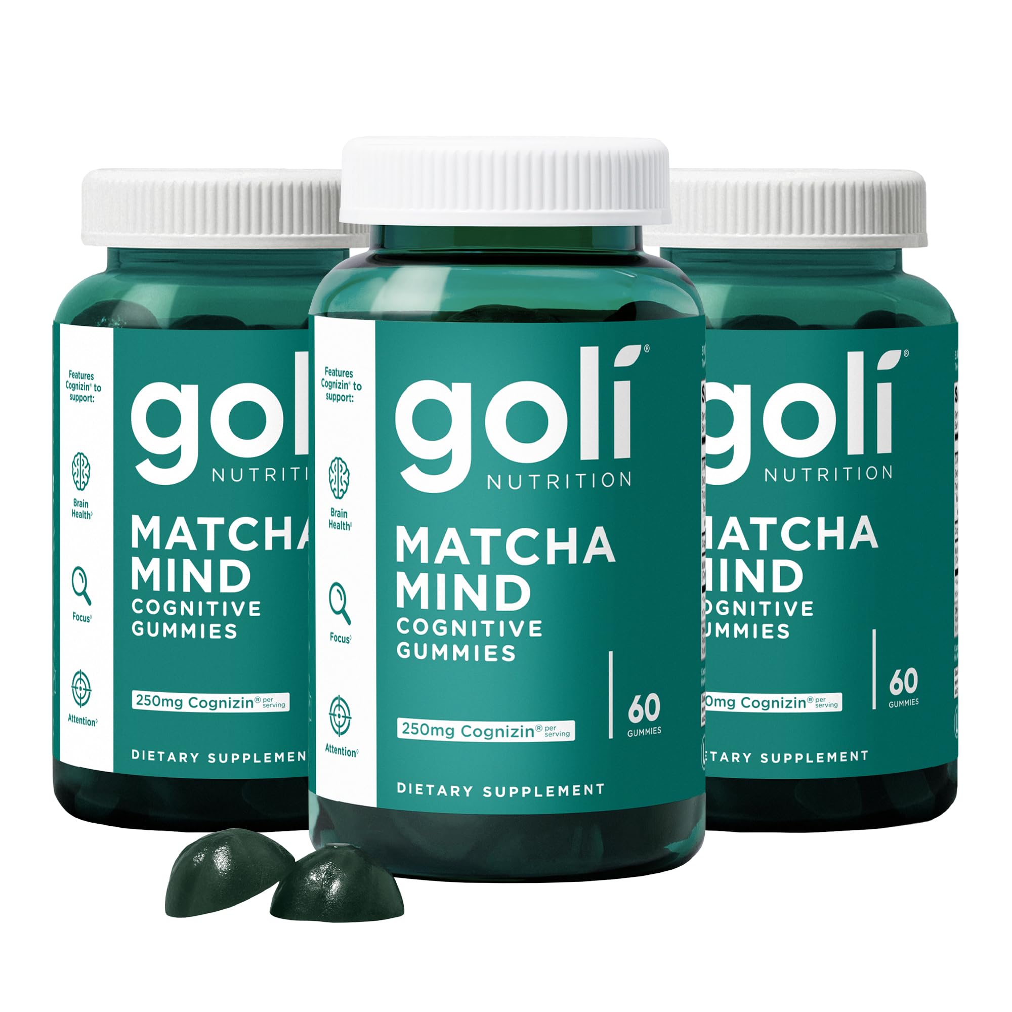 Foto 2 pulgar | Gomitas Goli Matcha Mind De 180 Unidades Con Té Verde Cognizin - Venta Internacional.